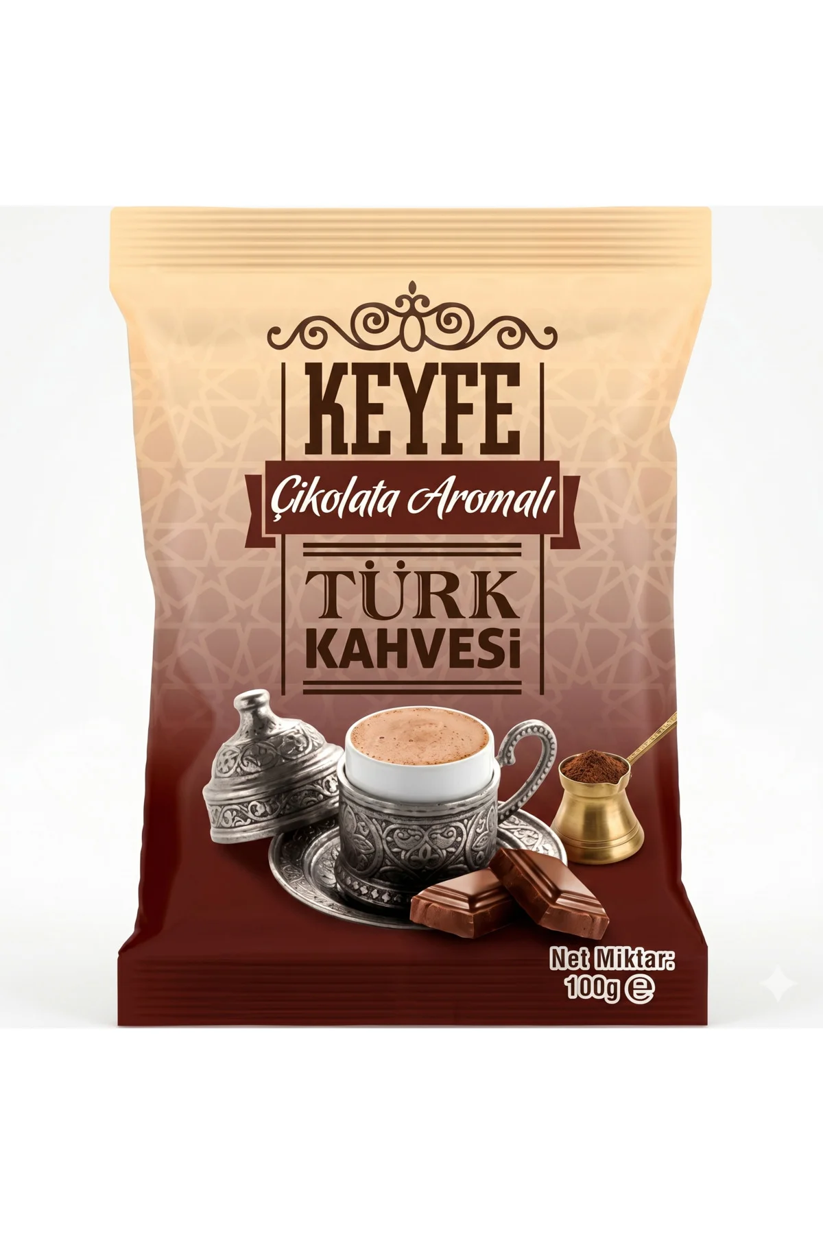 Aromalı türk kahvesi, çikolata, kaymak, fıstık aromalı türk kahvesi