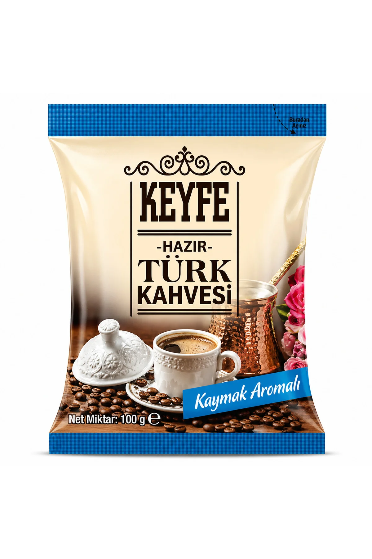 Aromalı türk kahvesi, çikolata, kaymak, fıstık aromalı türk kahvesi