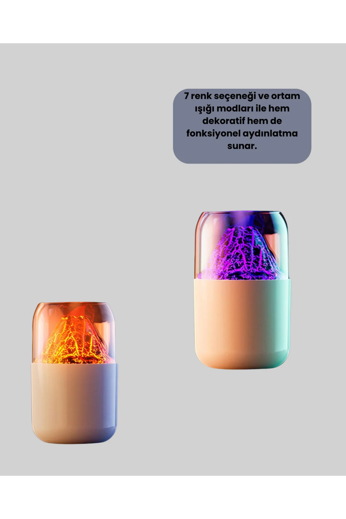 Aromaterapi Difüzörlü Sessiz Çalışan Hava Nemlendirici - Lisinya