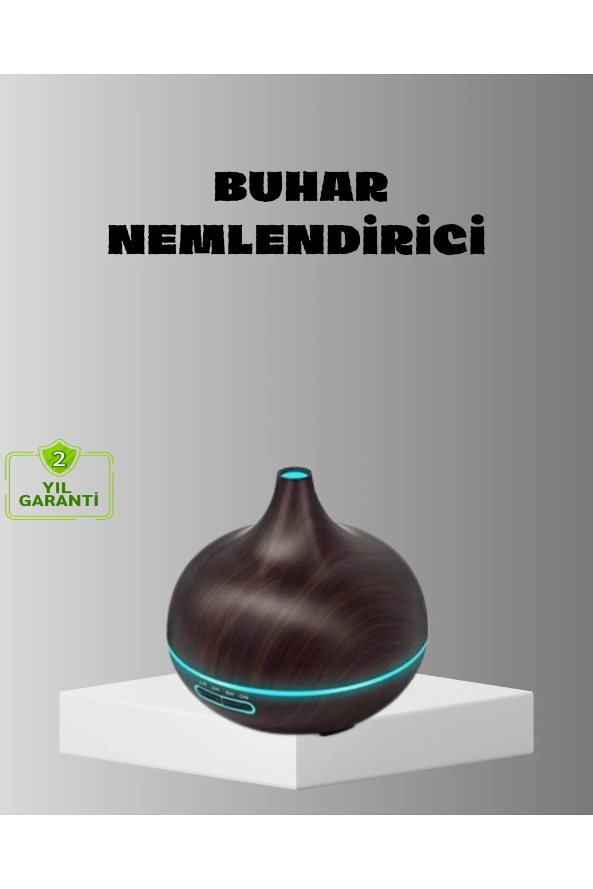 Aromaterapi Difüzörü 550 ml Ultrasonik Nemlendirici Otomatik Kapa