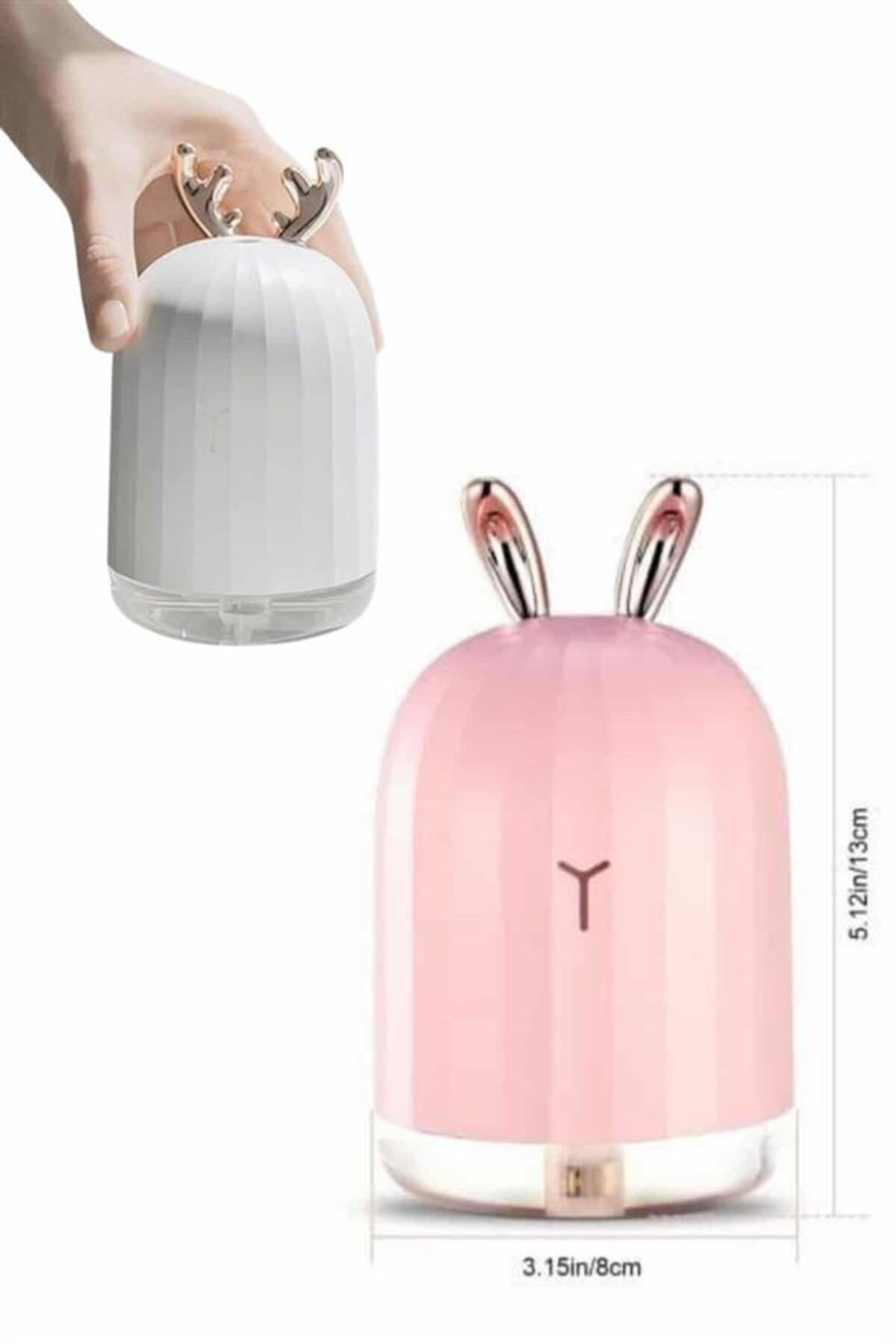 Aromaterapi Hava Nemlendirici Dekoratif USB Şarjlı Tavşan Nemlend