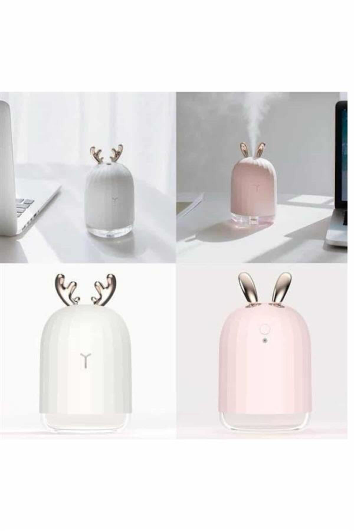 Aromaterapi Hava Nemlendirici Dekoratif USB Şarjlı Tavşan Nemlend