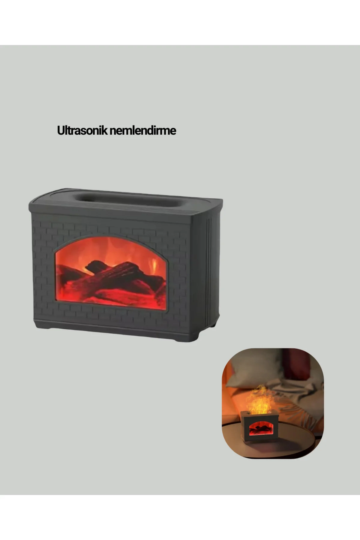 Aromaterapi Uyumlu Ultrasonik Oda Nemlendirici Ayarlanabilir Sis Çıkışlı
