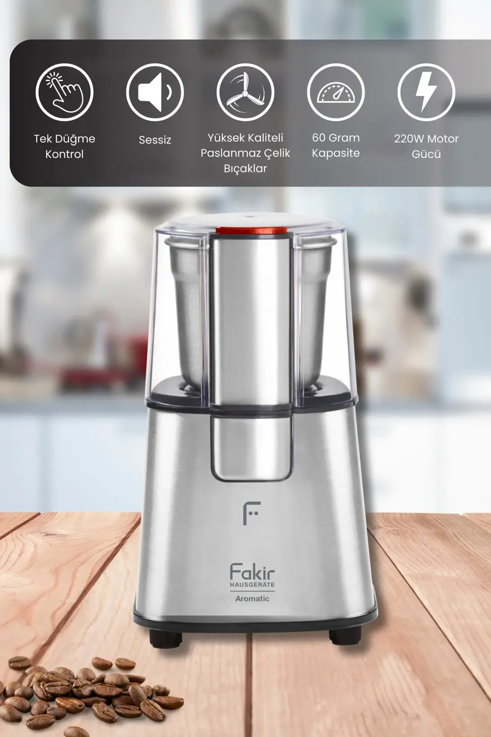 Fakir Aromatic Kahve Baharat Öğütücüsü