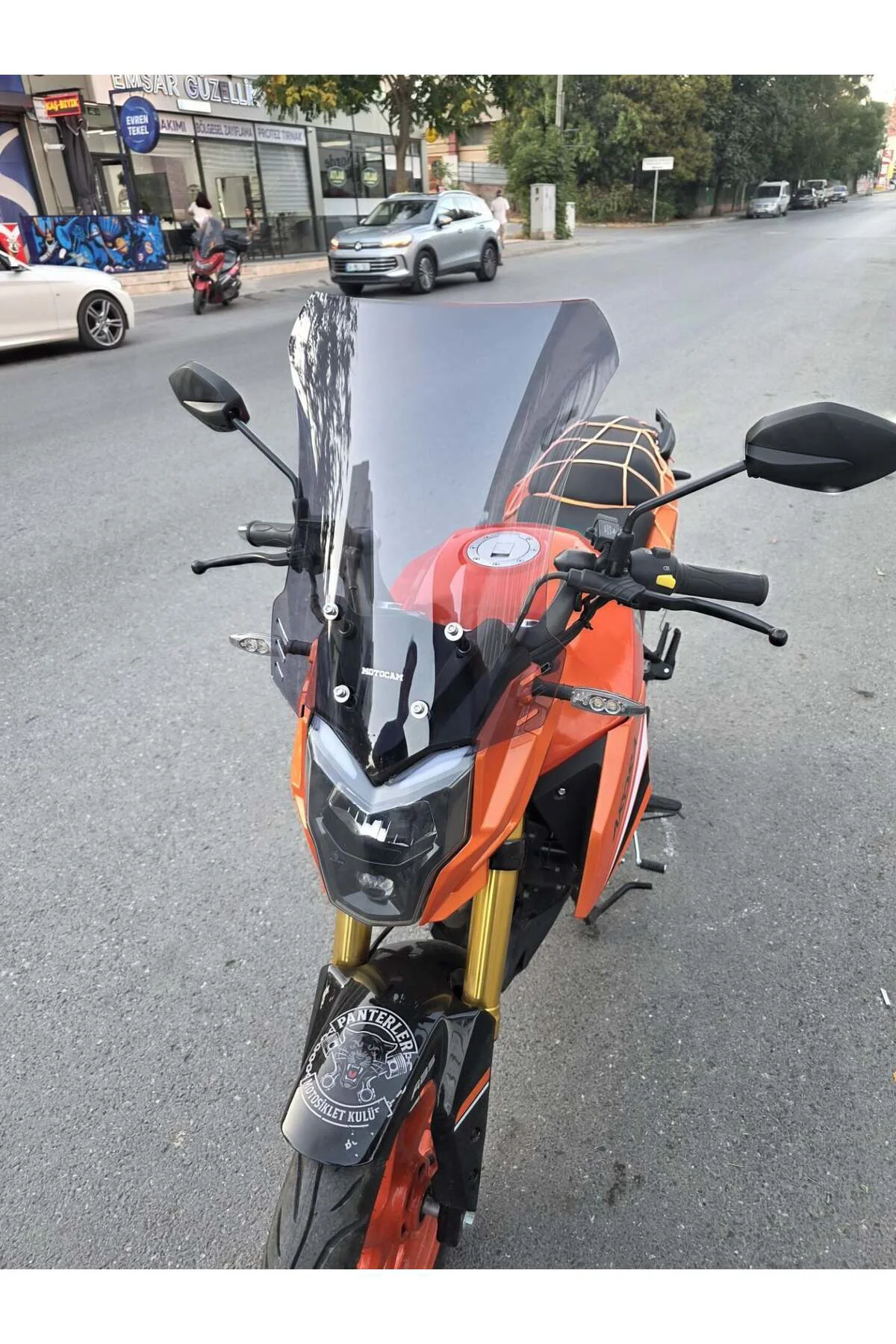 Arora ARS 200 Ön Cam 2022-2026 Model 46cm Füme Renkli 4mm