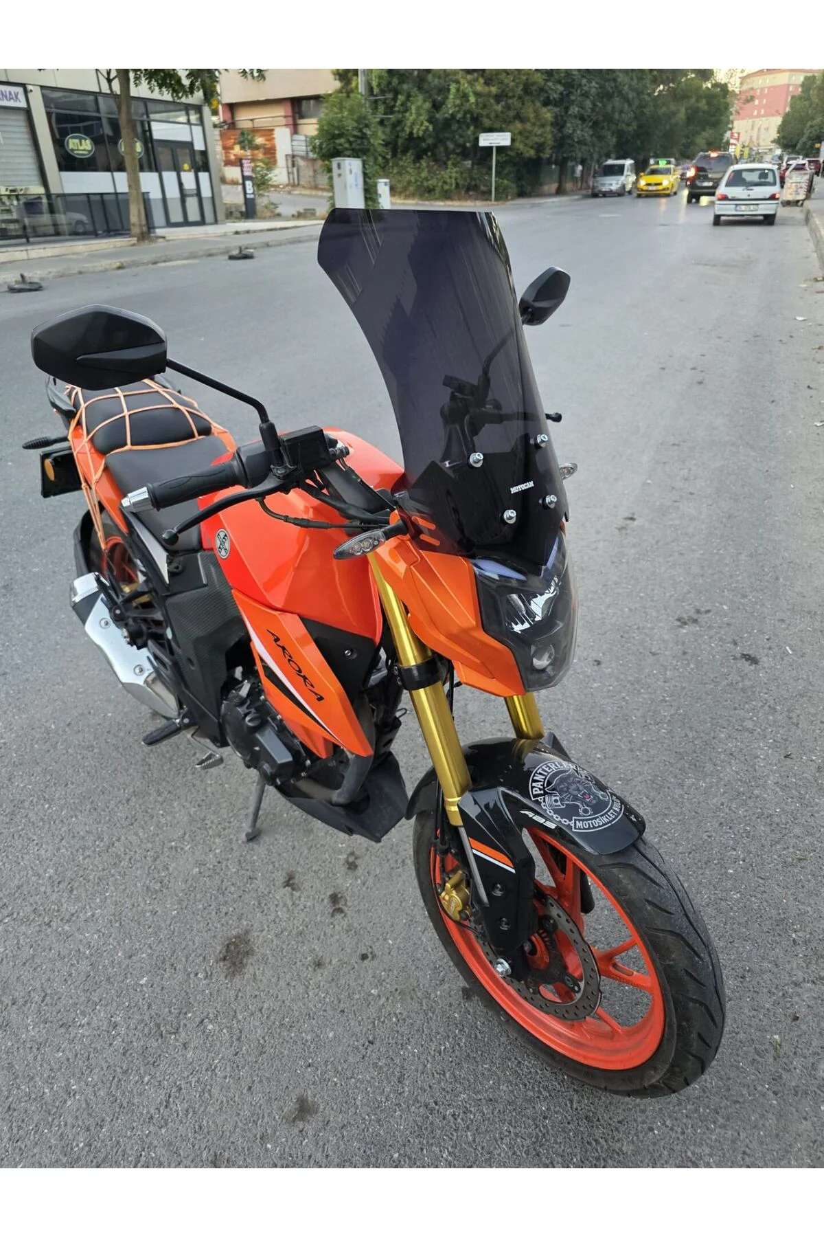 Arora ARS 200 Ön Cam 2022-2026 Model 46cm Siyah Renkli 4mm