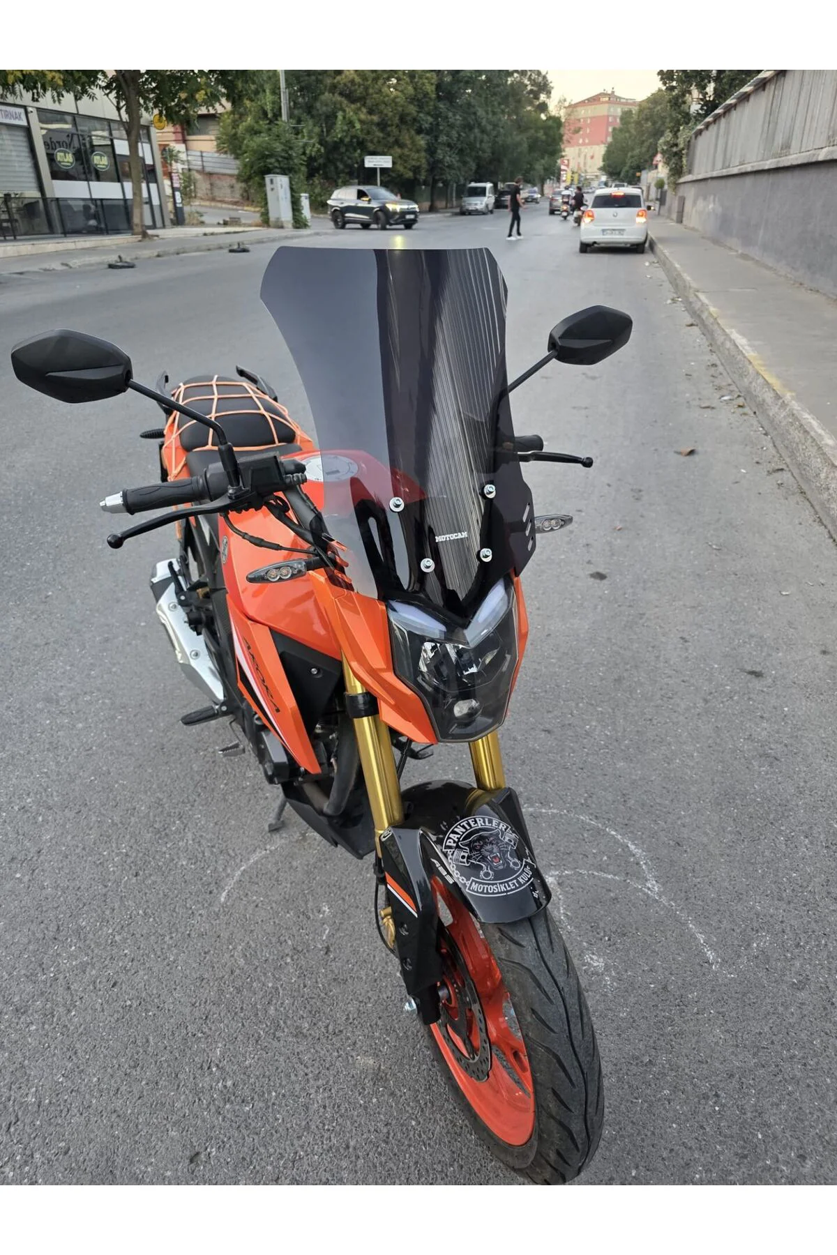 Arora ARS 200 Ön Cam 2022-2026 Model 46cm Siyah Renkli 4mm