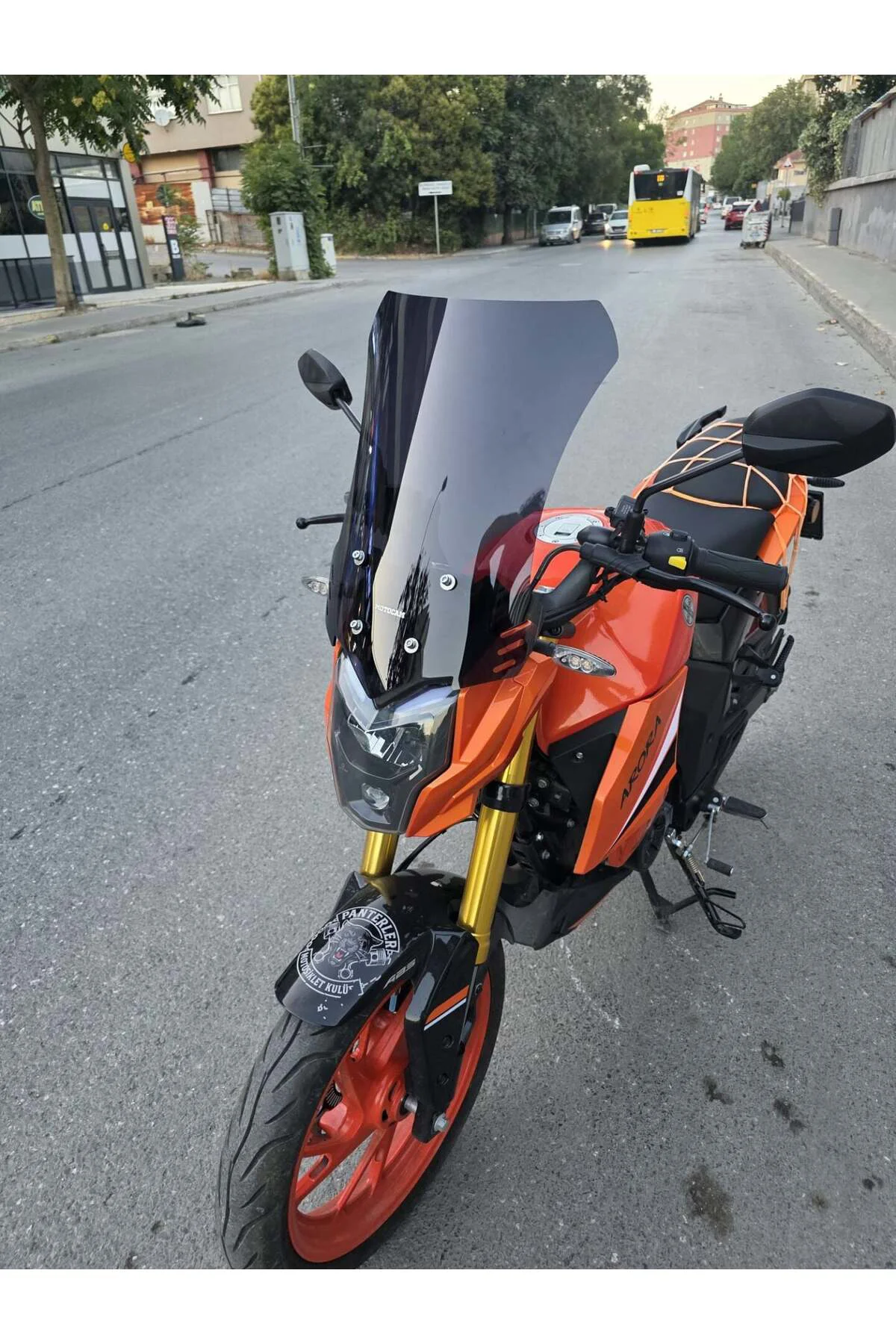 Arora ARS 200 Ön Cam 2022-2026 Model 46cm Siyah Renkli 4mm