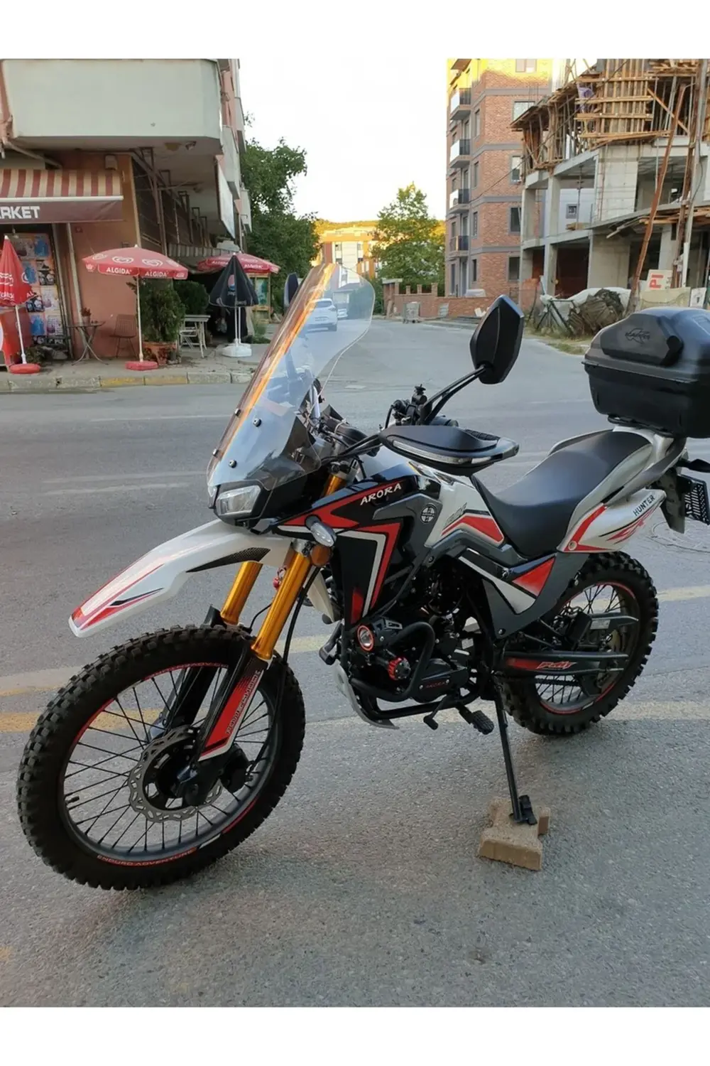 Arora CR 250 Ön Cam 2025 Model 55cm Şeffaf Renkli 4mm