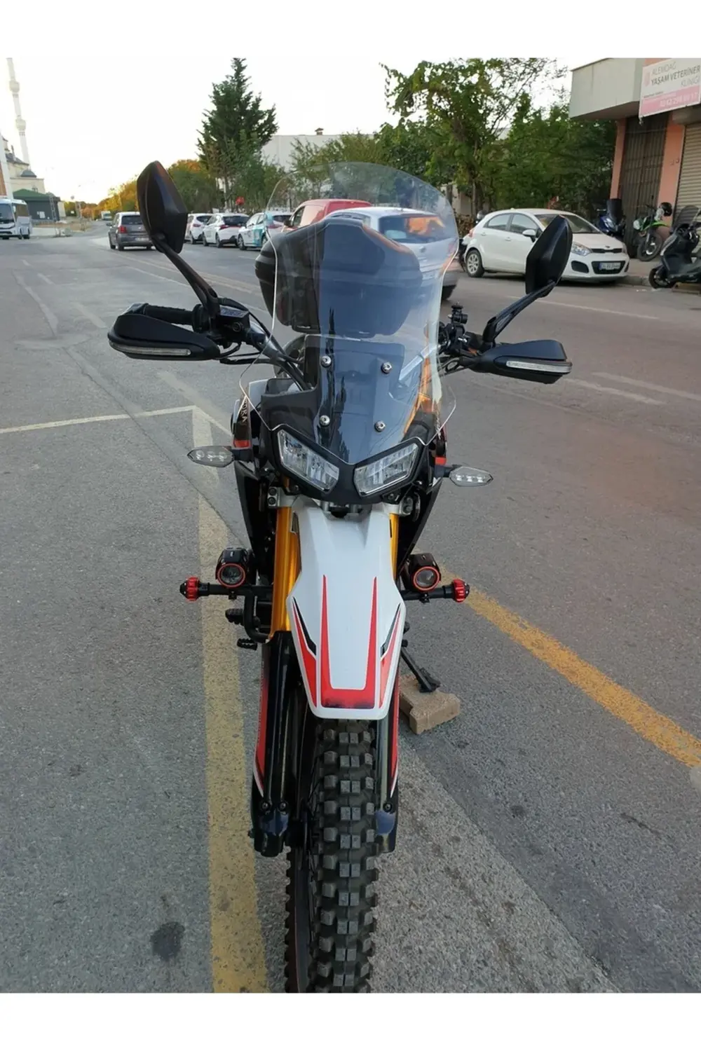 Arora CR 250 Ön Cam 2025 Model 55cm Şeffaf Renkli 4mm