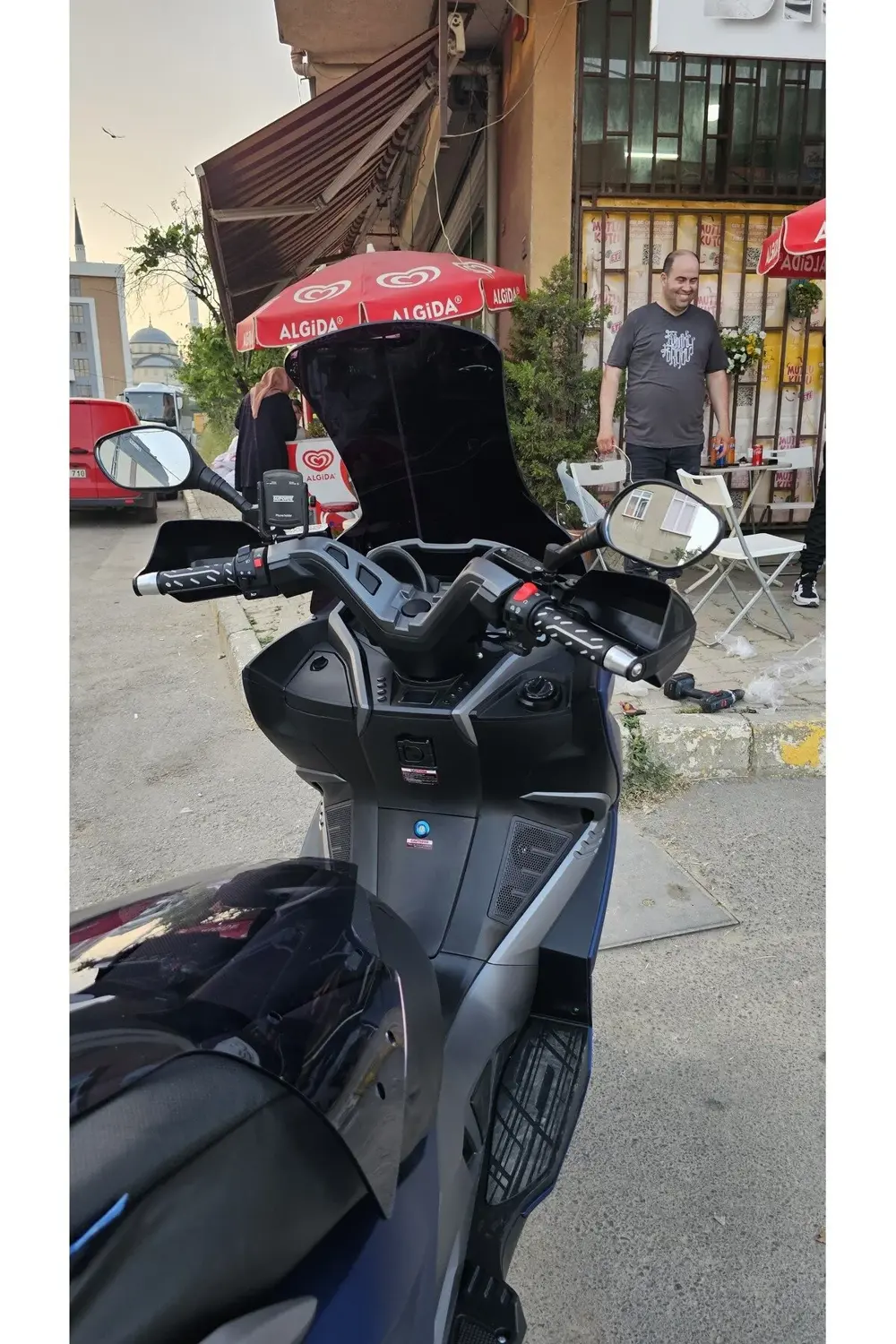 Arora GT 125 250 Siperlik Ön Cam 2023-2025 Model 83cm Siyah Renkl