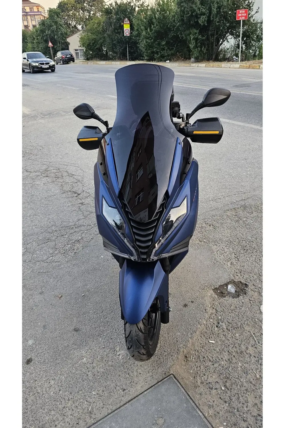 Arora GT 125 250 Siperlik Ön Cam 2023-2025 Model 83cm Siyah Renkl