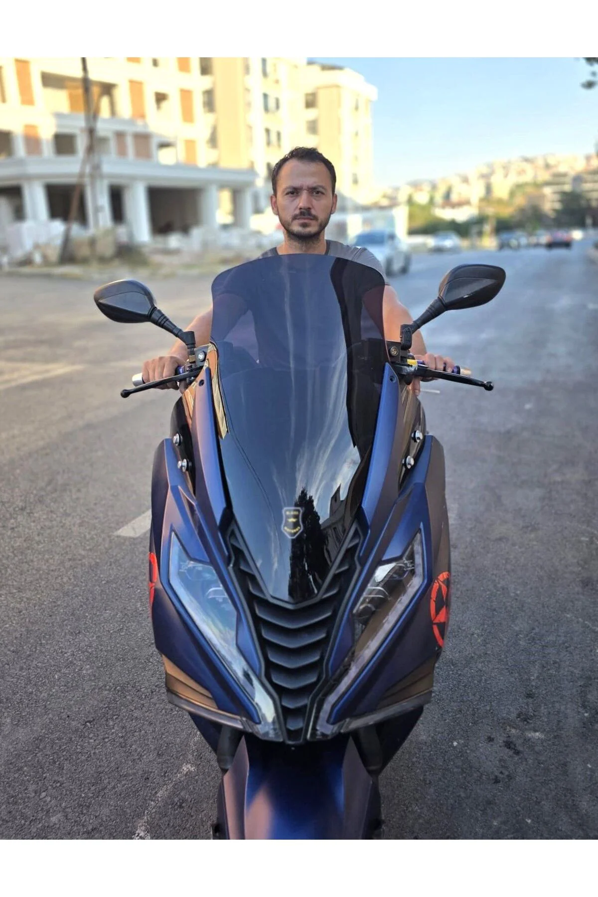 Arora GT 125 Ön Cam 2023-2026 Model 65cm Siyah Renkli 4mm ORİJİNA