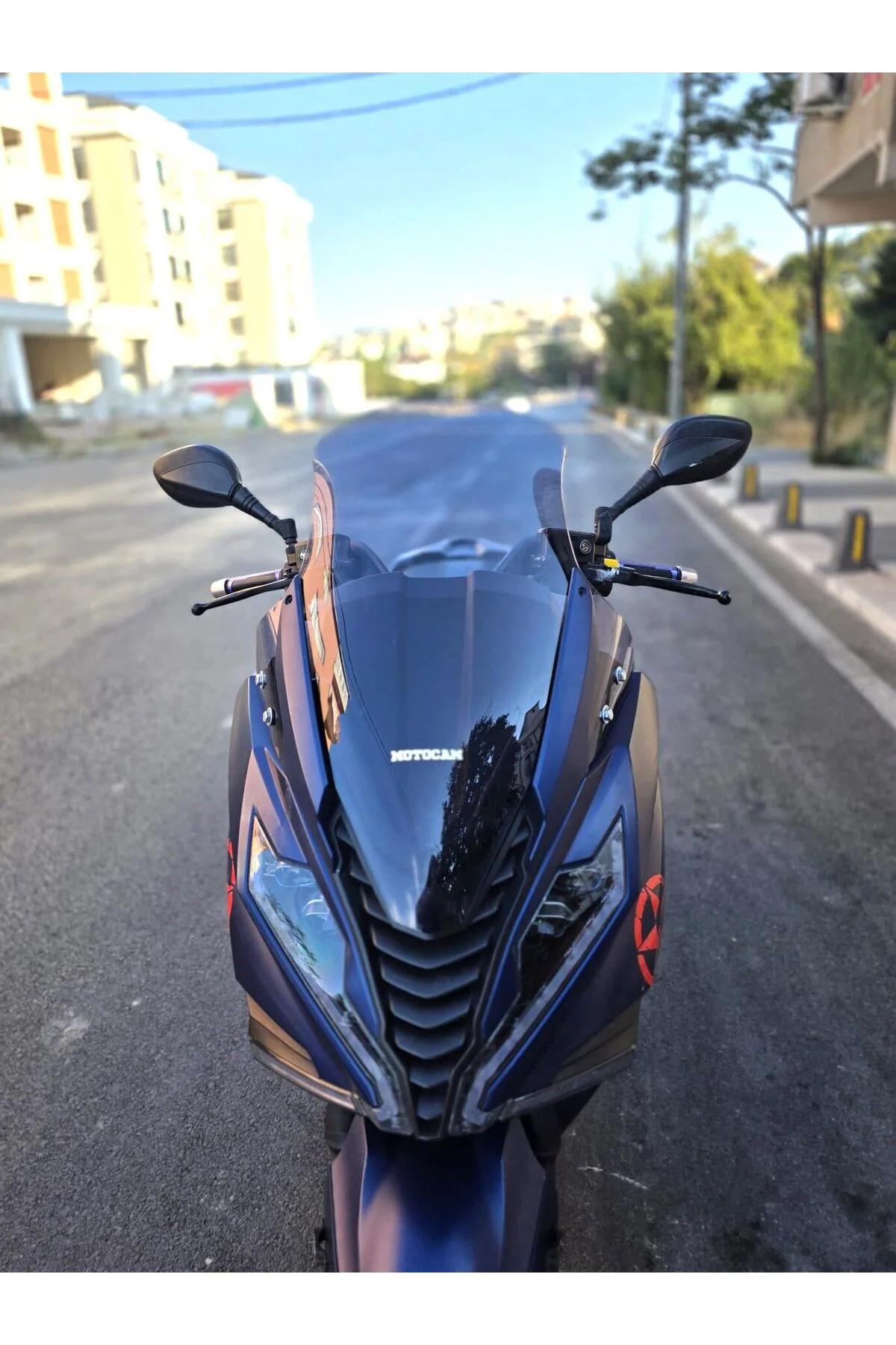 Arora GT 125 Ön Cam 2023-2026 Model 65cm Füme Renkli 4mm ORİJİNAL BOYLU
