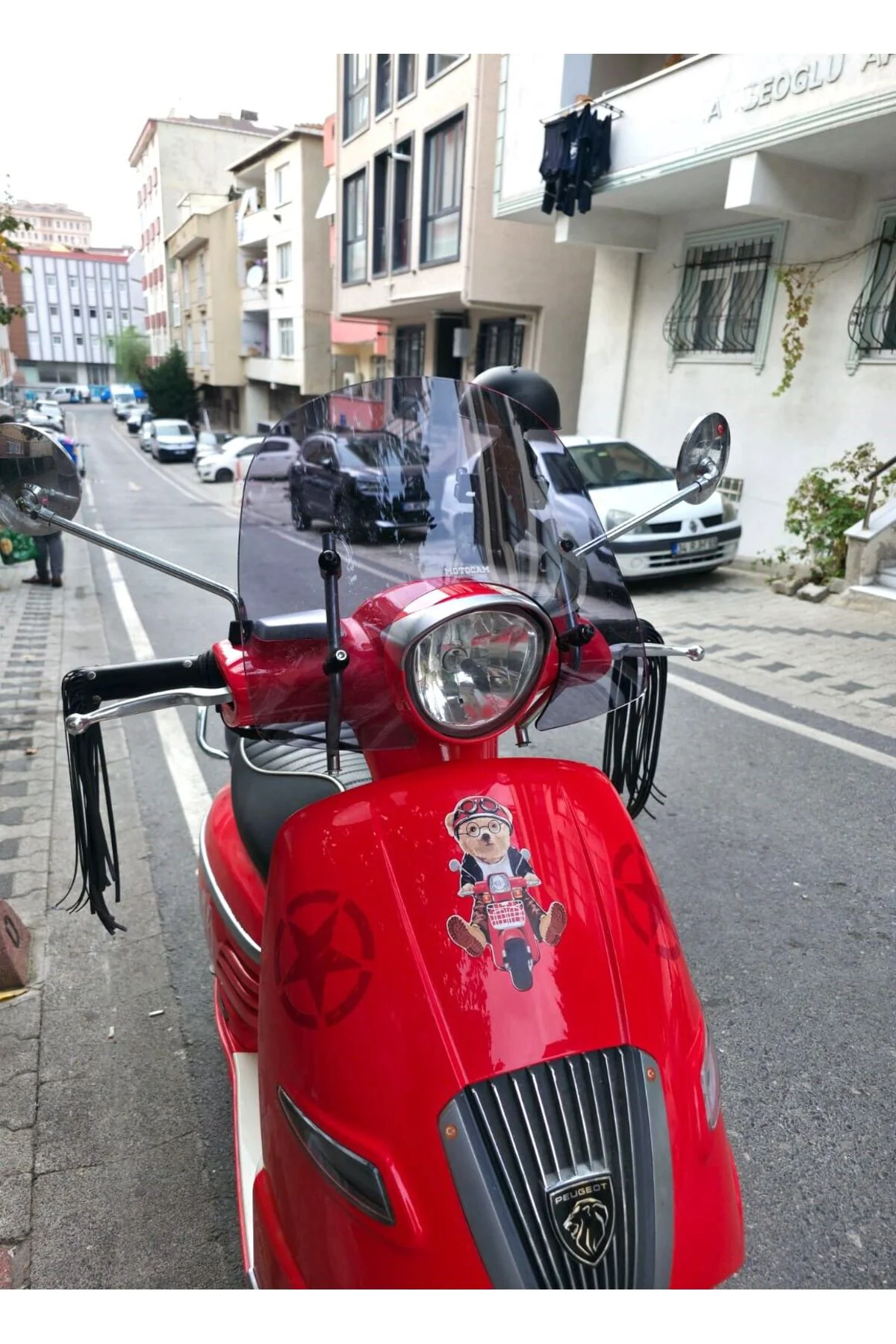 Arora Malibu 125 Ön Cam 2017-2026 Model 37cm Füme Renkli 4mm APAR