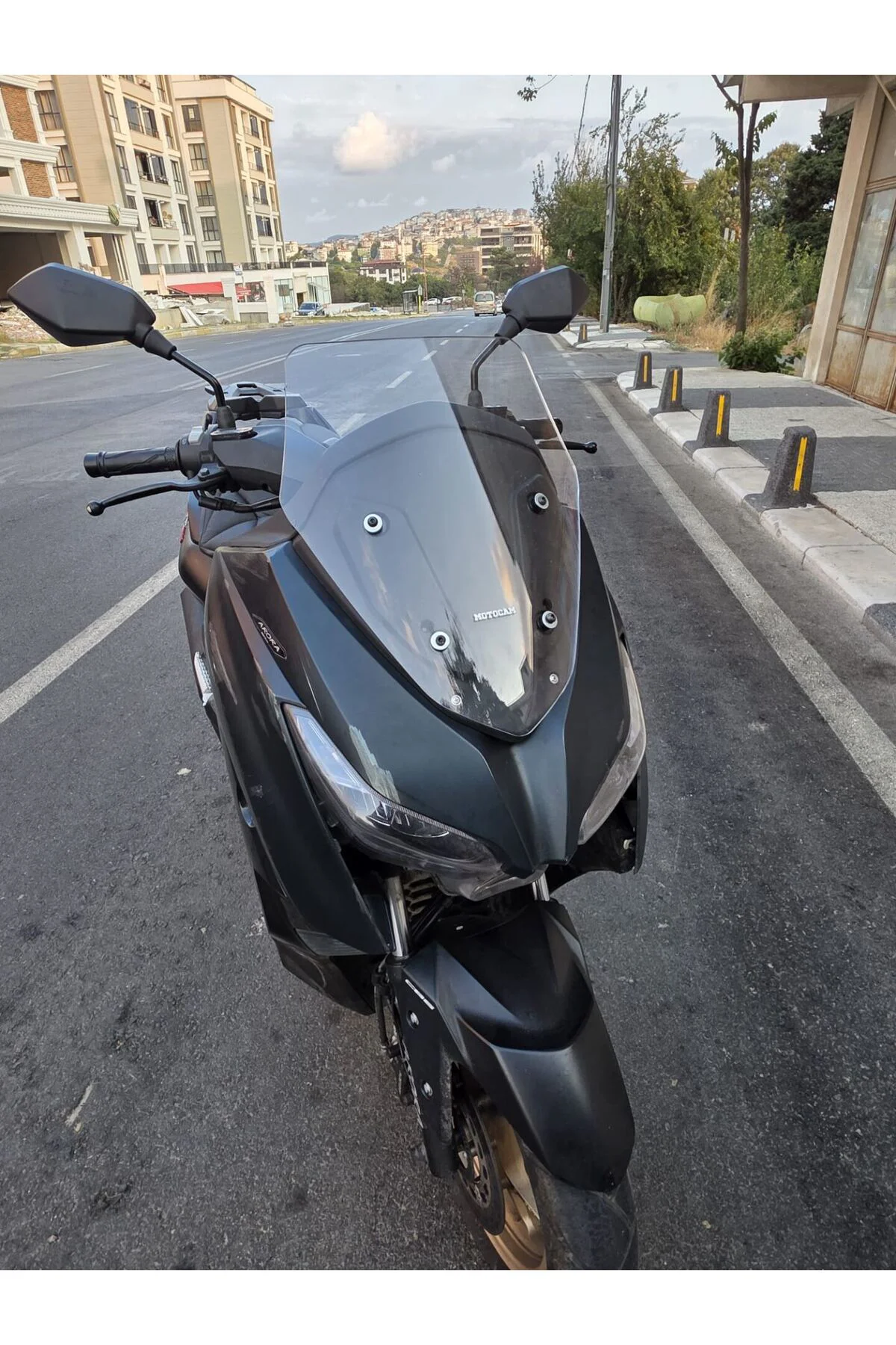 Arora Max PRO 125 Ön Cam 2023-2026 Model 43cm Şeffaf Renkli 4mm S