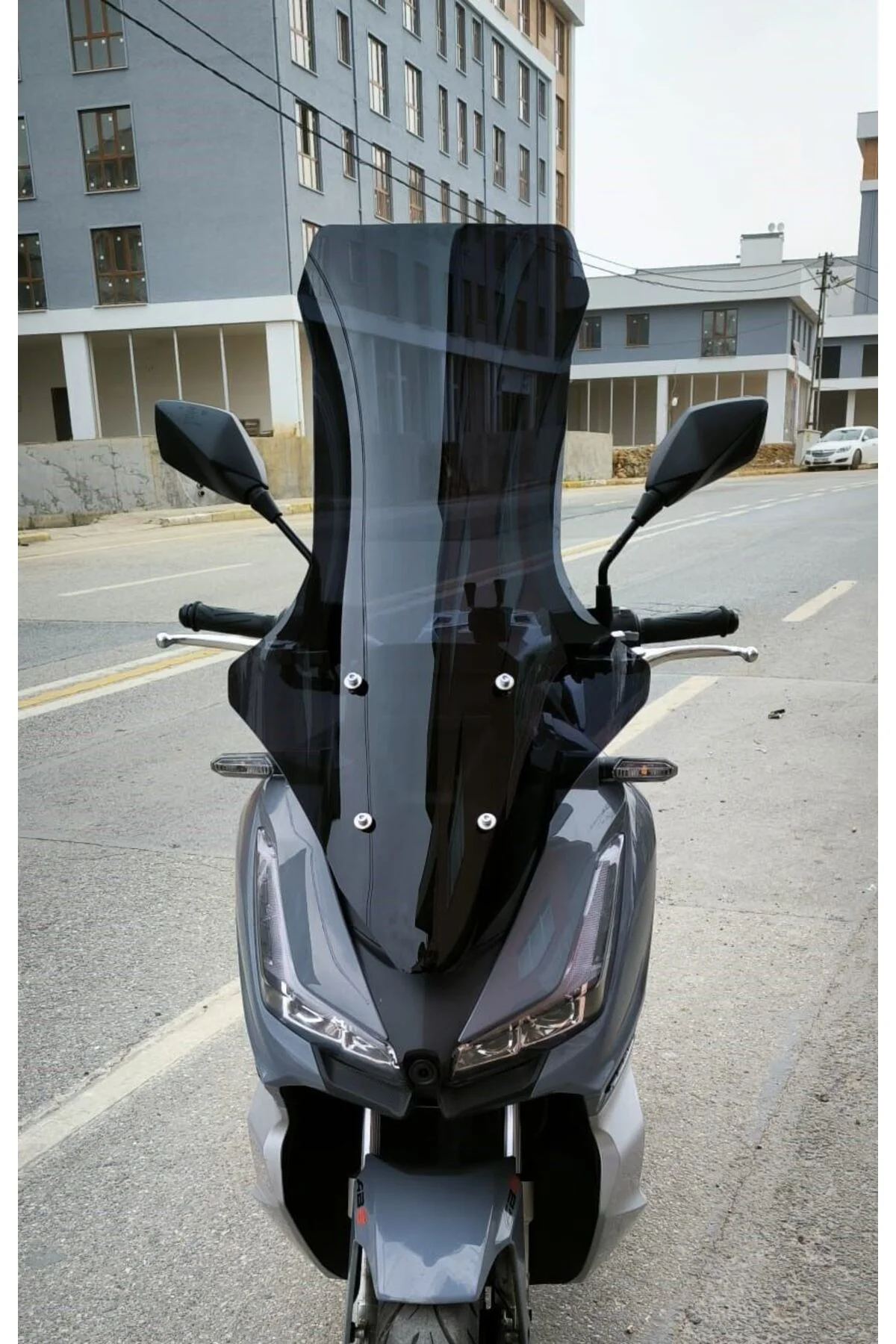 Arora Max PRO 125 Ön Cam 2023-2026 Model 78cm Siyah Renkli 4mm UZ