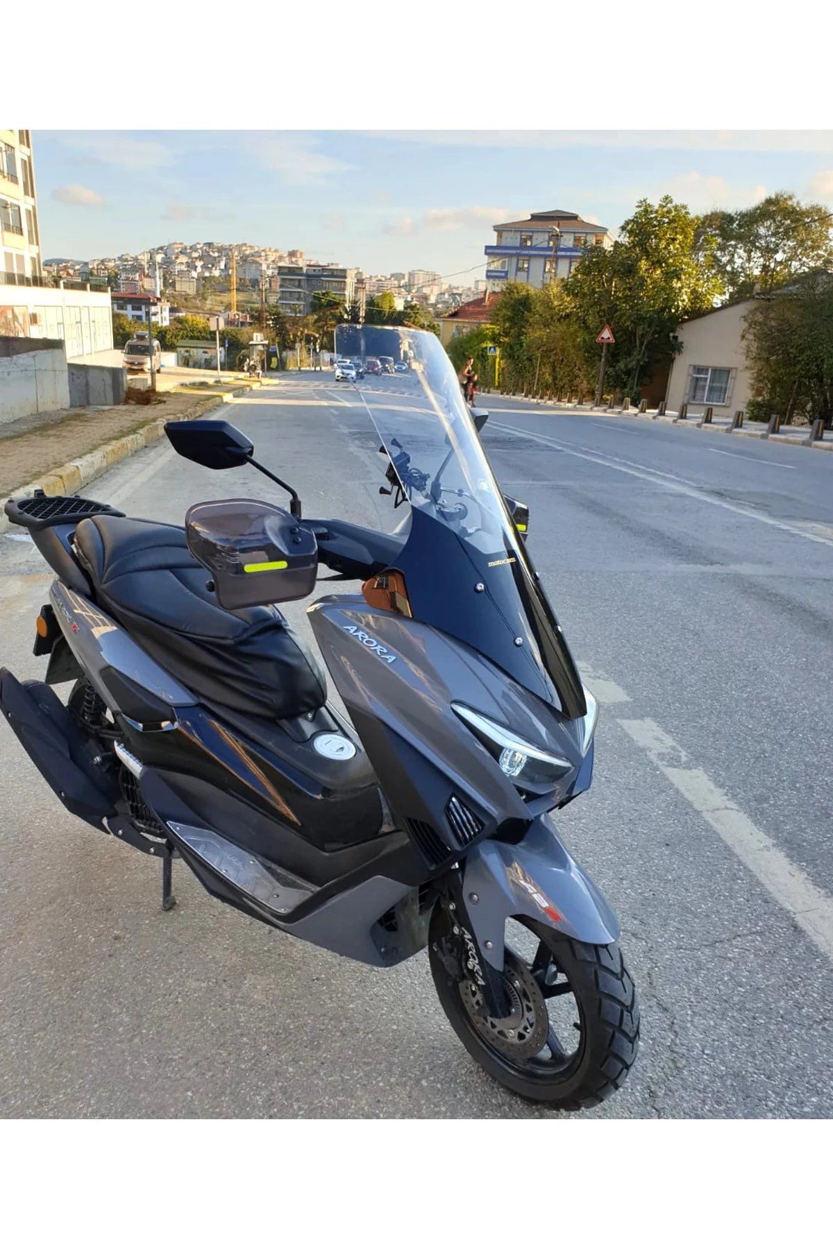 Arora Max PRO 125 Ön Cam 2023-2026 Model 78cm Şeffaf Renkli 4mm U