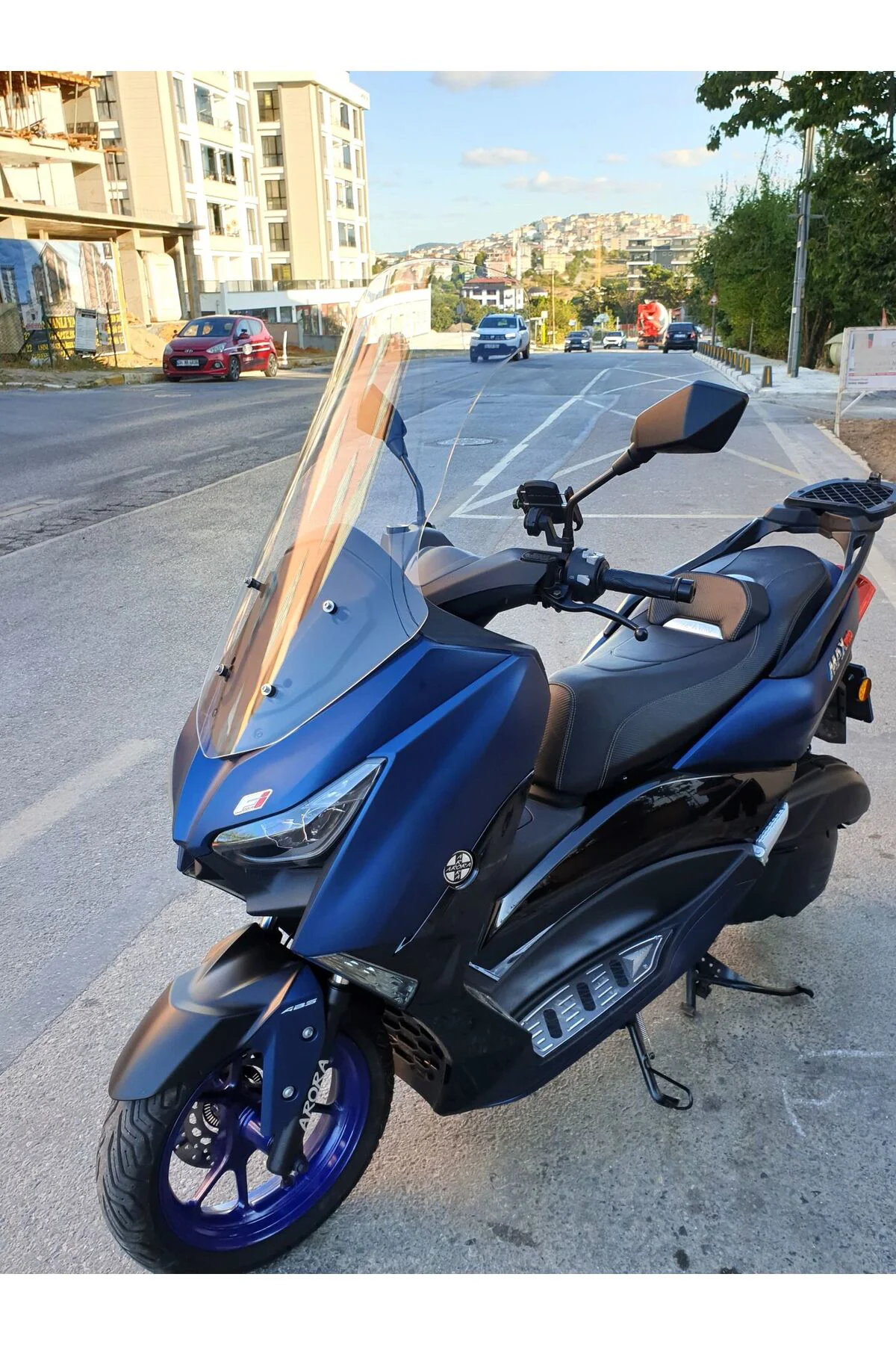 Arora Max PRO 125 Ön Cam 2023-2026 Model 65cm Şeffaf Renkli 4mm O