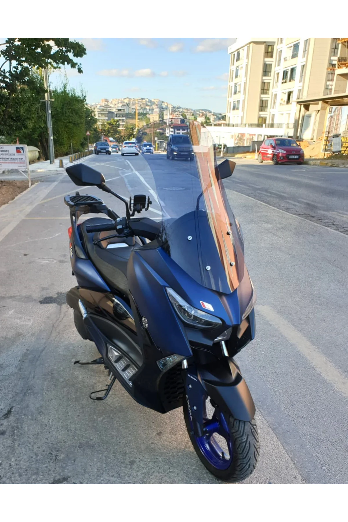 Arora Max PRO 125 Ön Cam 2023-2026 Model 75cm Füme Renkli 4mm UZU