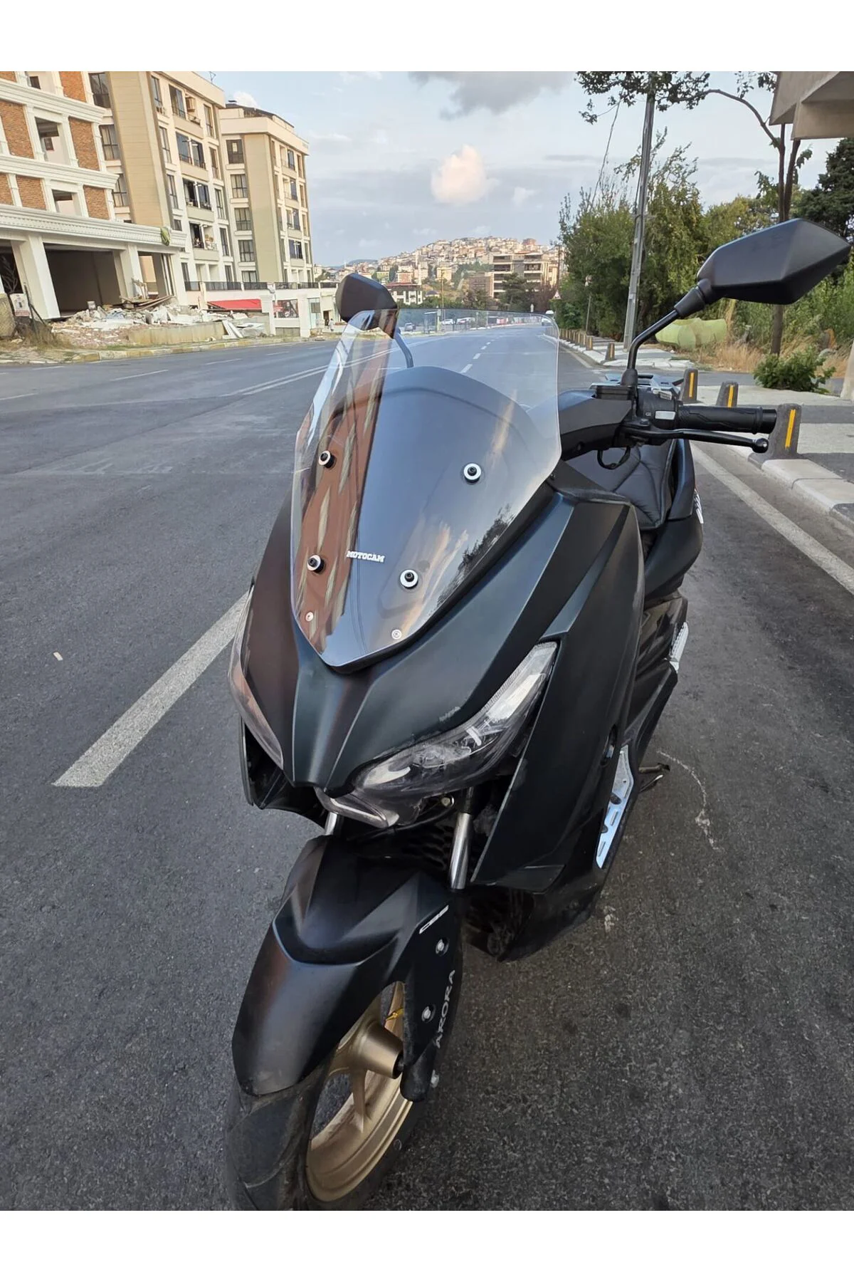 Arora Max PRO 125 Ön Cam 2023-2026 Model 43cm Şeffaf Renkli 4mm S