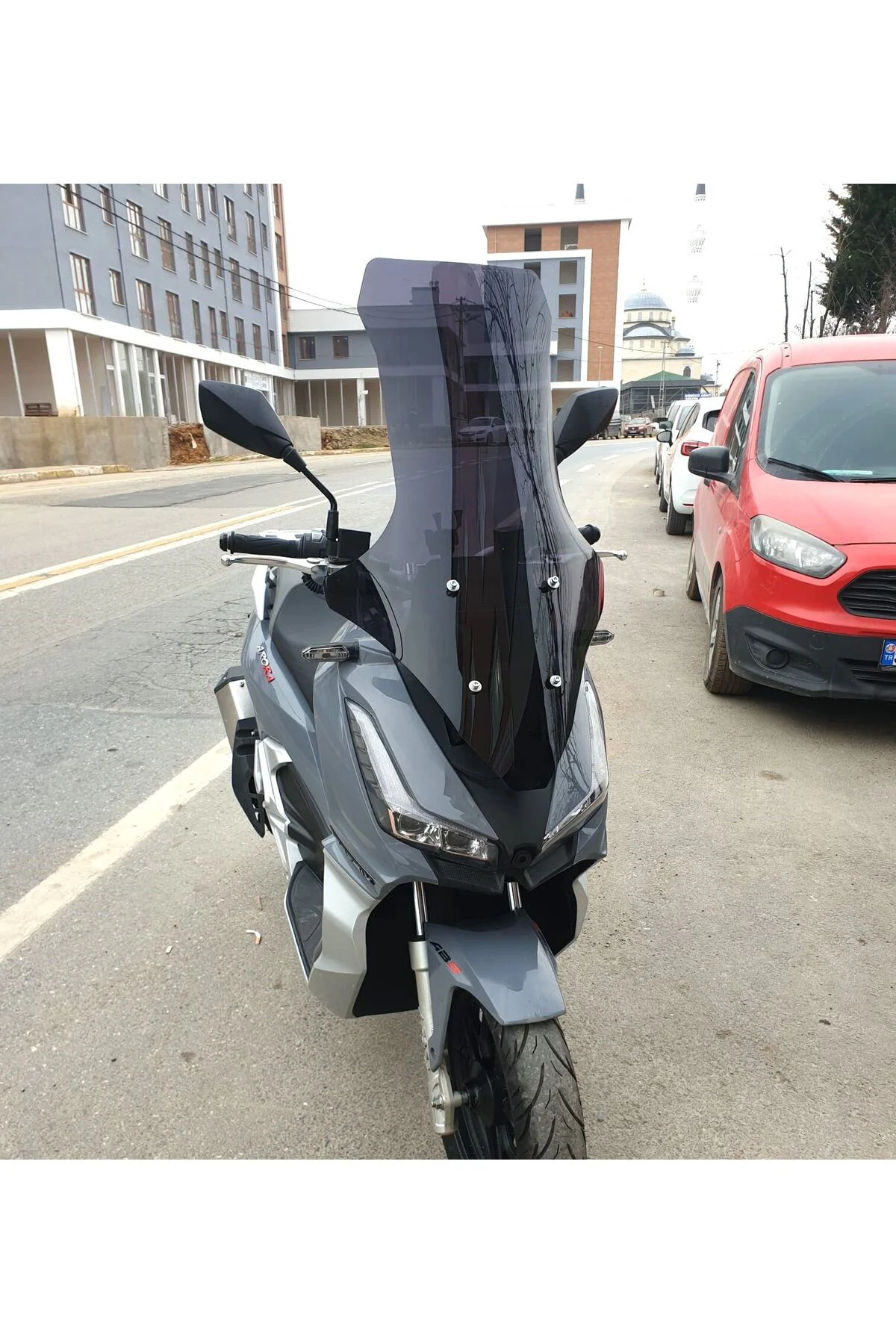 Arora Max PRO 125 Ön Cam 2023-2026 Model 78cm Siyah Renkli 4mm UZ