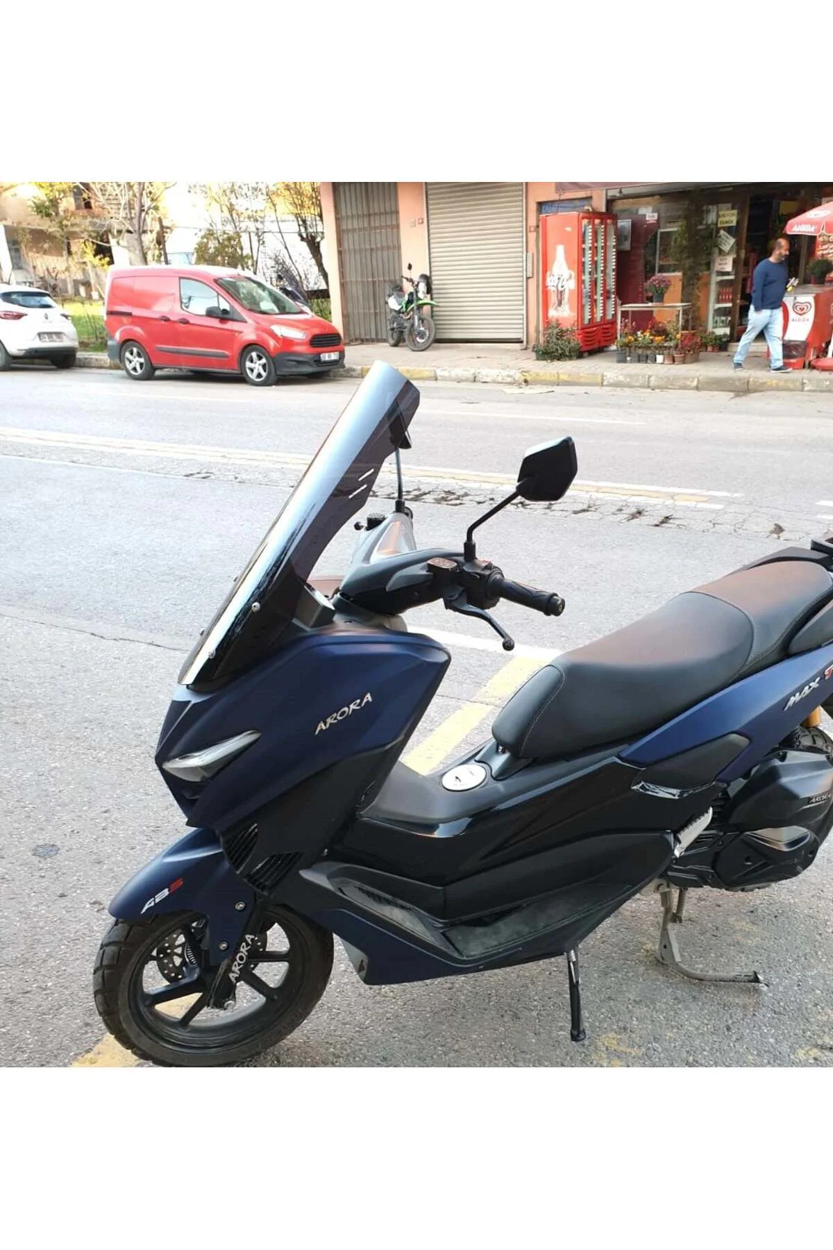 Arora Max T Easy 125 Ön Cam 2022-2026 Model 75cm Siyah Renkli 4mm