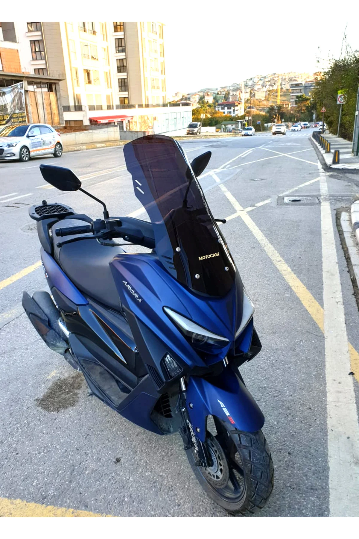 Arora Max T Easy 125 Ön Cam 2022-2026 Model 65cm Siyah Renkli 4mm