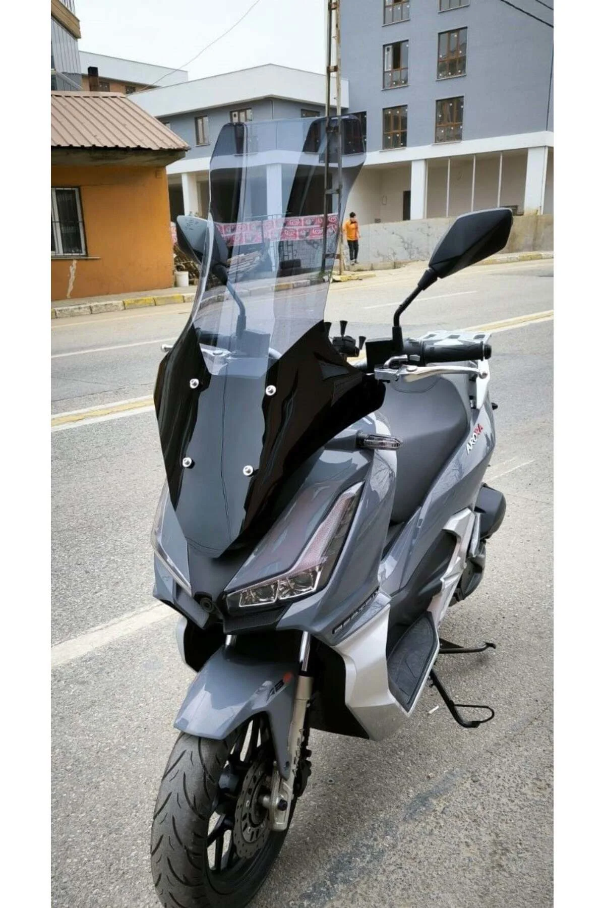 Arora Max T Easy 125 Ön Cam 2022-2026 Model 78cm Füme Renkli 4mm UZUN