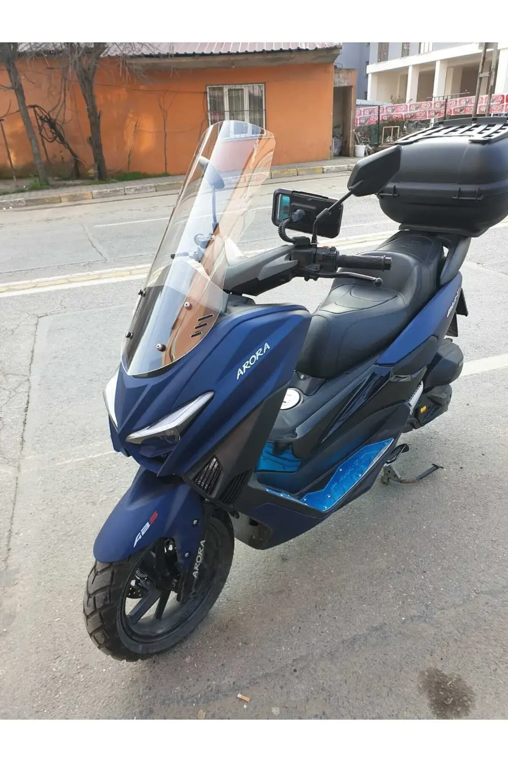 Arora Max T Ön Cam 2022 2024 Model 55cm Şeffaf Renkli 4mm KISA SP