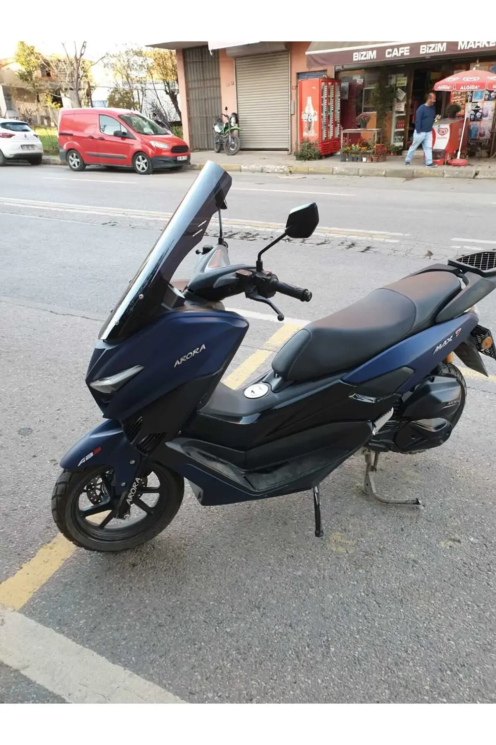 Arora Max T Ön Cam 2022 2024 Model 65cm Siyah Renkli 4mm ORTA BOY
