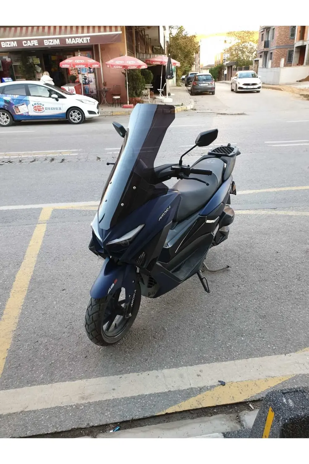 Arora Max T Ön Cam 2022 2024 Model 78cm Siyah Renkli 4mm UZUN CAM
