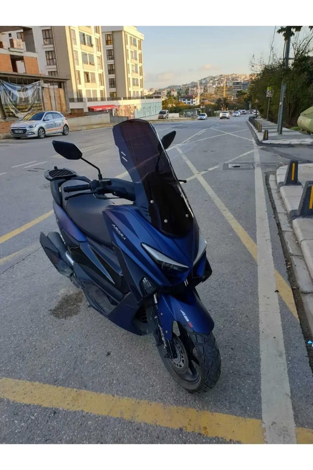 Arora Max T Ön Cam 2022-2025 Model 55cm Siyah Renkli 4mm KISA