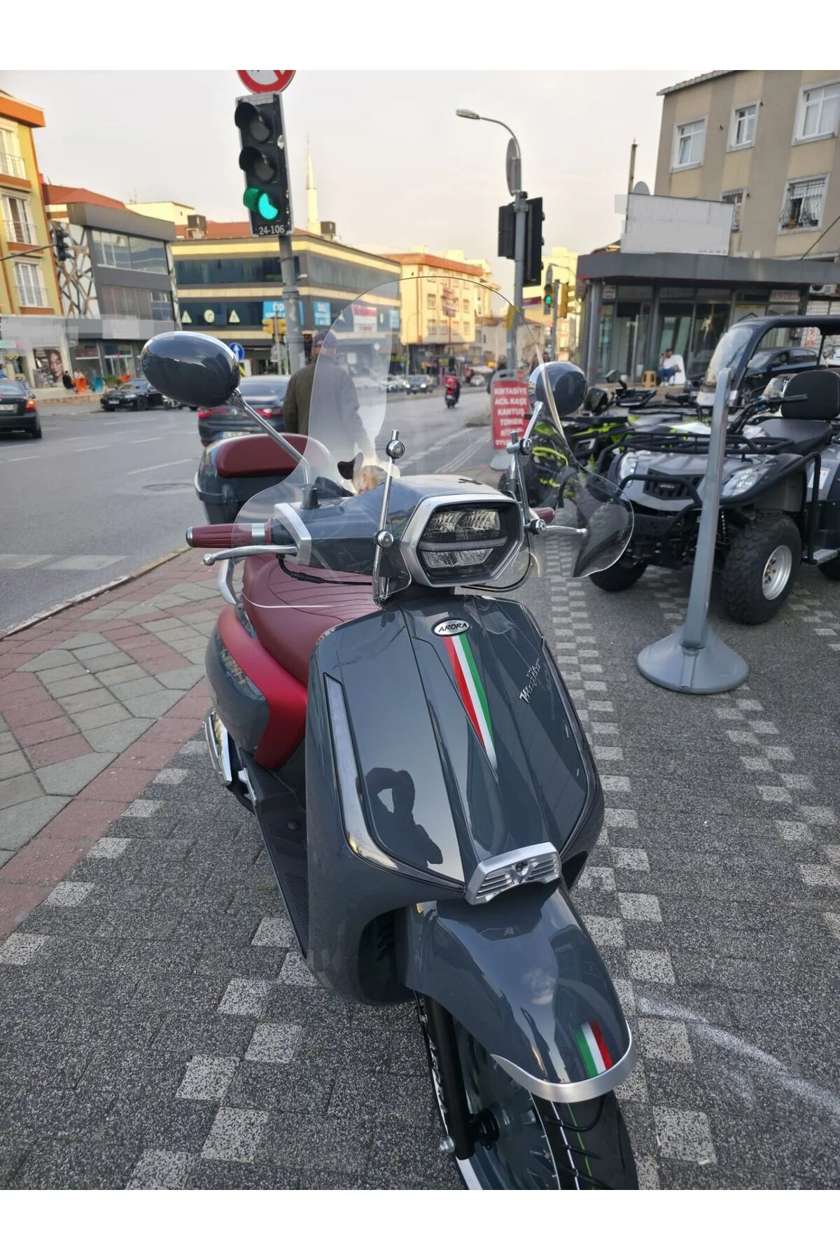 Arora Mojito 50 Ön Cam 2023-2026 Model 43cm Şeffaf Renkli 4mm Elcikli APARATSIZ - Görsel 6