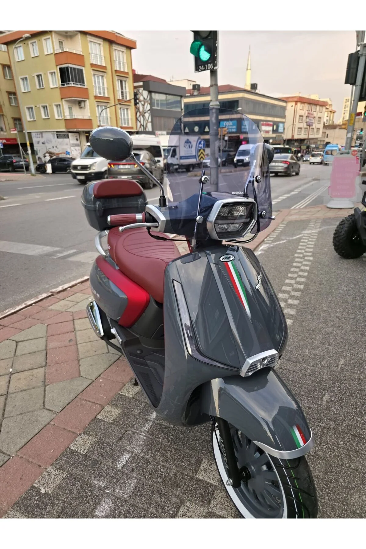 Arora Mojito 50 Ön Cam 2023-2026 Model 41cm Füme Renkli 4mm APARATSIZ - Görsel 6
