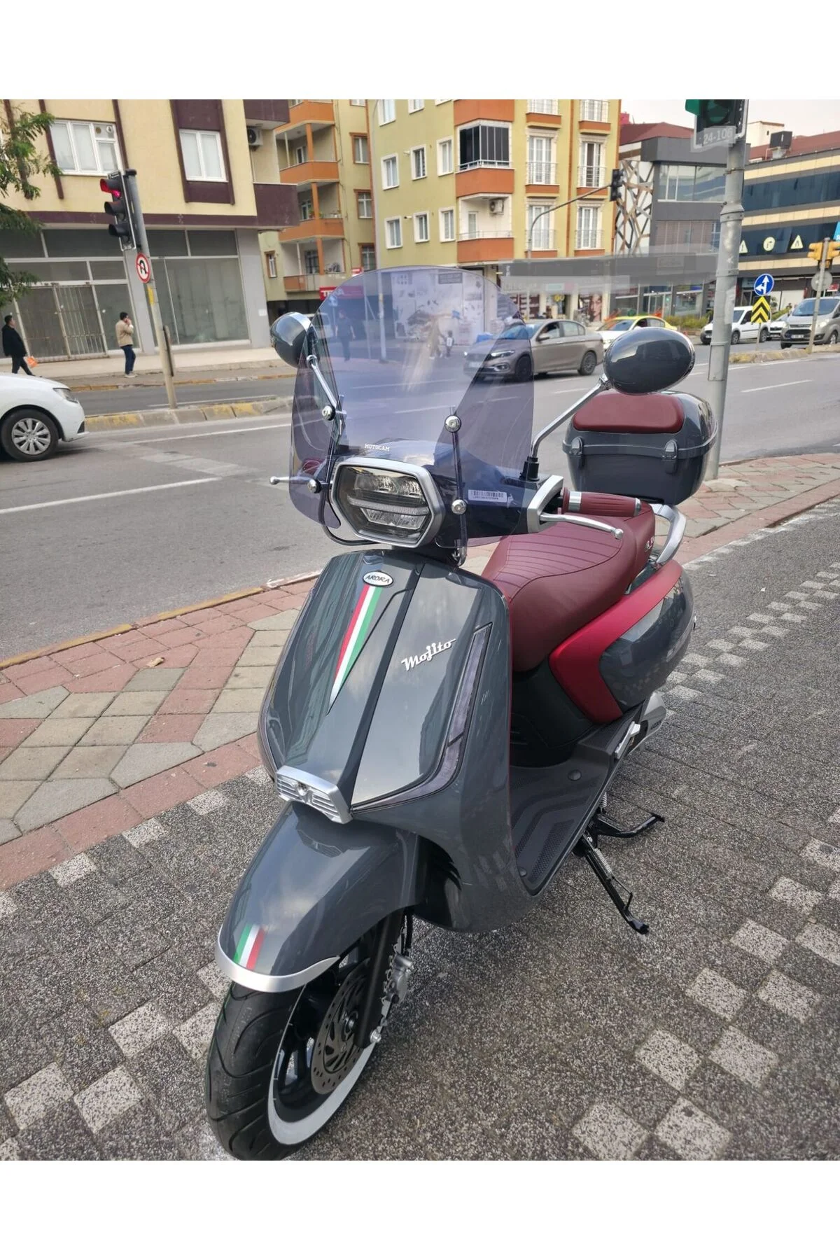 Arora Mojito 50 Ön Cam 2023-2026 Model 41cm Füme Renkli 4mm APARATSIZ - Görsel 8