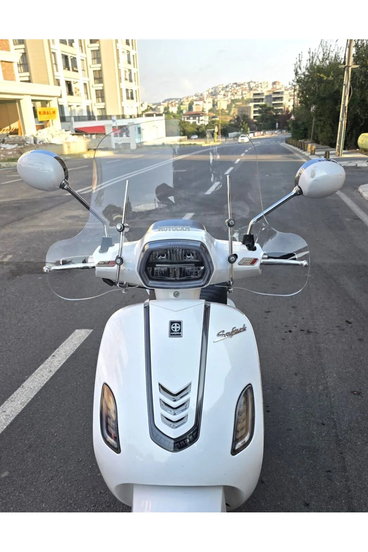 Arora Safari 50 Ön Cam 2021-2026 Model 37cm Şeffaf Renkli 4mm Elcikli APARATSIZ