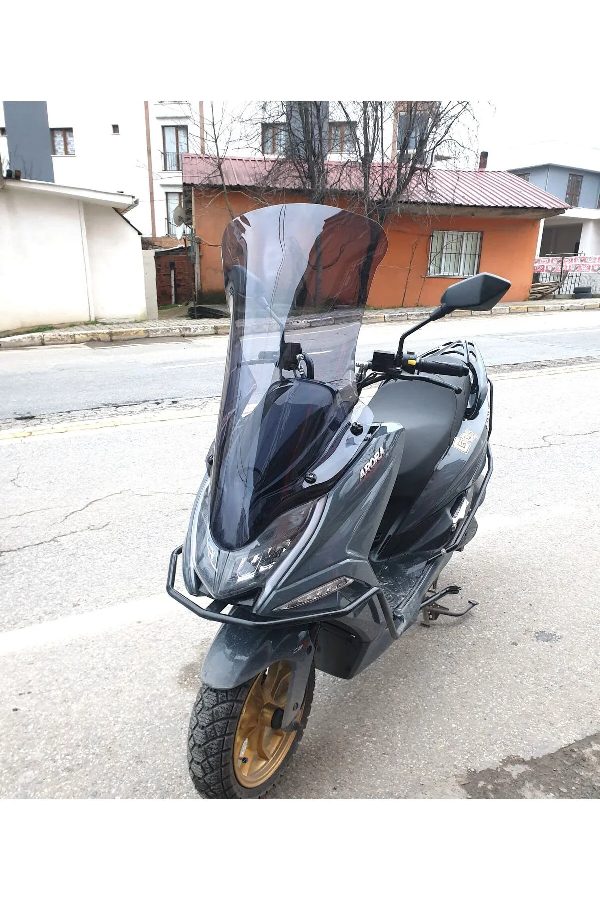 Arora Safari PRO Ön Cam 2023-2026 Model 80cm Füme Renkli 4mm UZUN