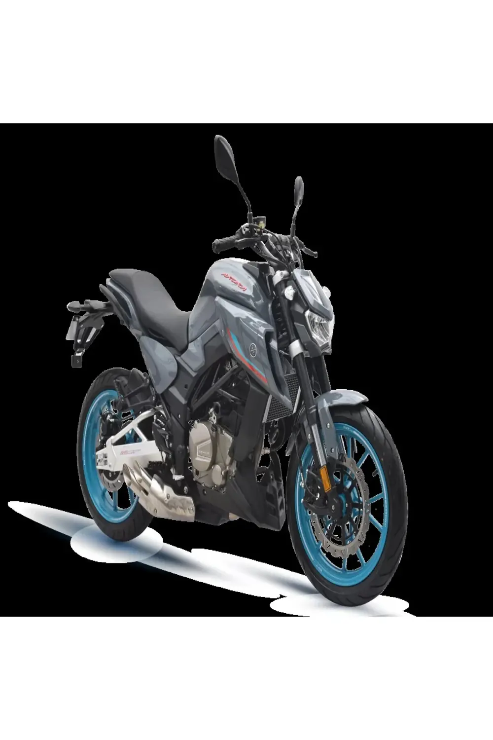 Arora Sk 250 Kanat Ayna H2 Katlanır Naked Model Büyük Siyah