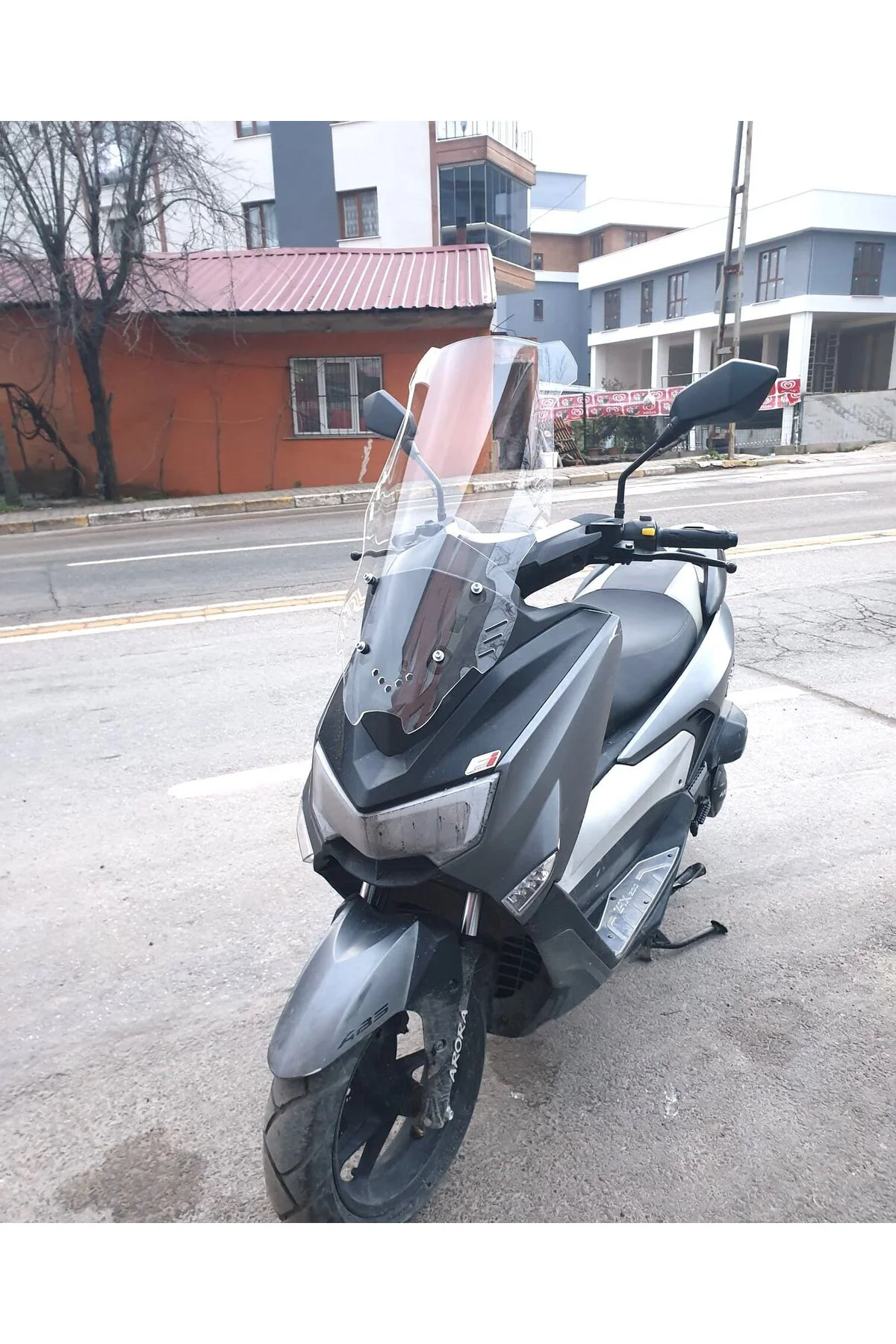 Arora ZRX 200 Ön Cam 2022 Model 65cm Şeffaf Renkli 4mm ORTA BOYLU