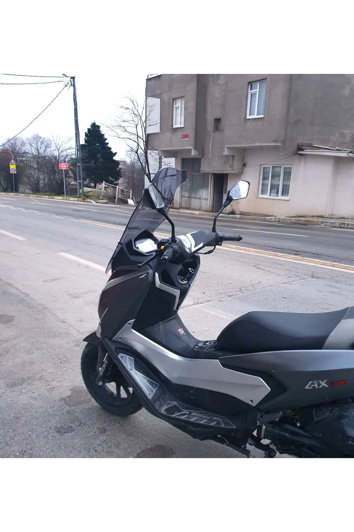 Arora ZRX 200 Ön Cam 2022 Model 65cm Füme Renkli 4mm ORTA BOYLU