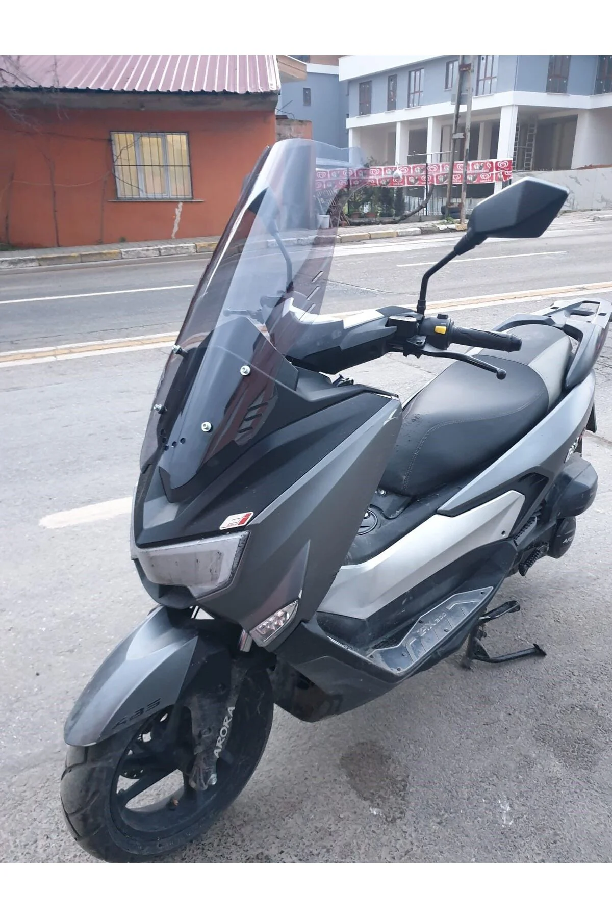 Arora ZRX 200 Ön Cam 2022 Model 65cm Füme Renkli 4mm ORTA BOYLU