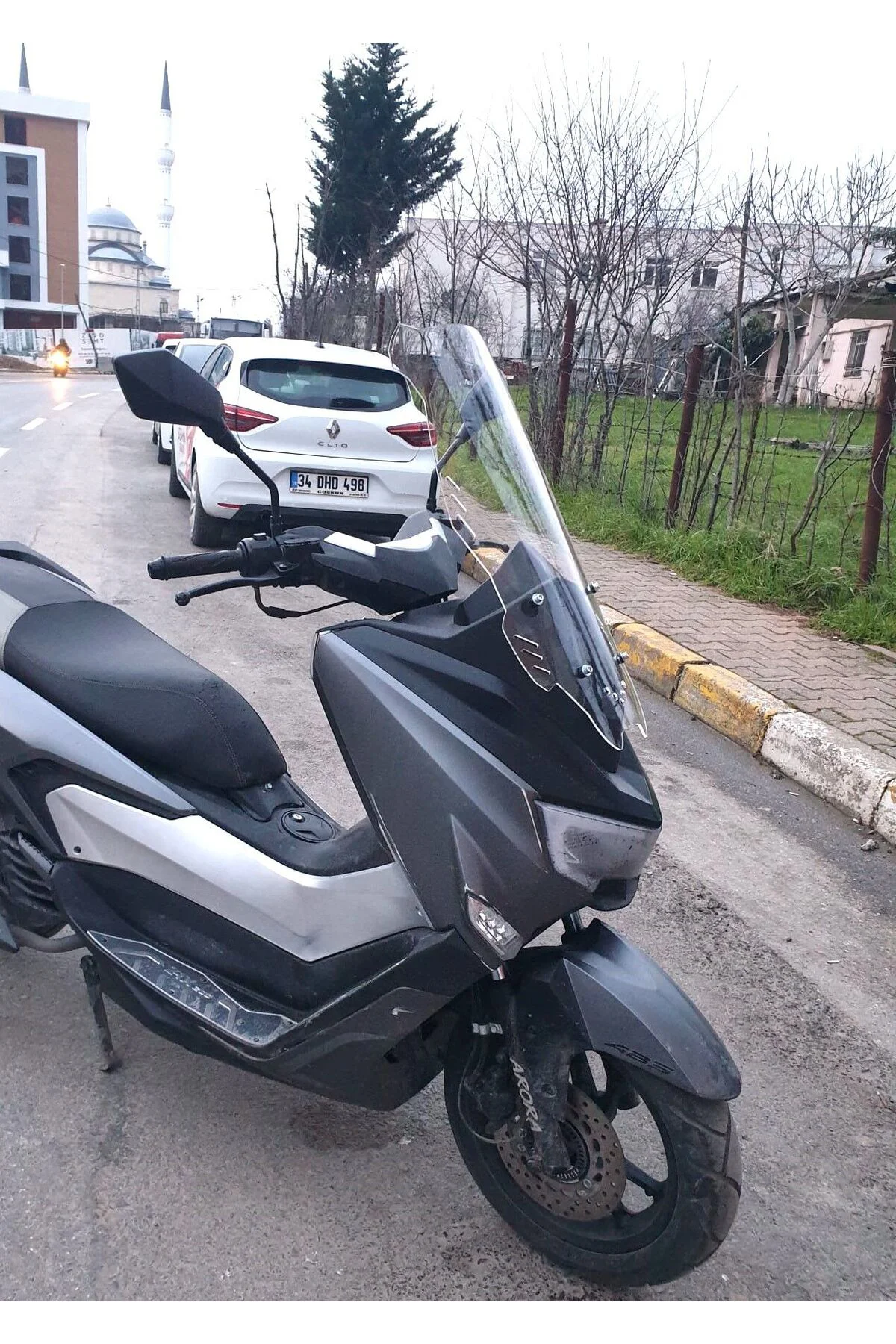 Arora ZRX 200 Ön Cam 2022 Model 75cm Şeffaf Renkli 4mm UZUN