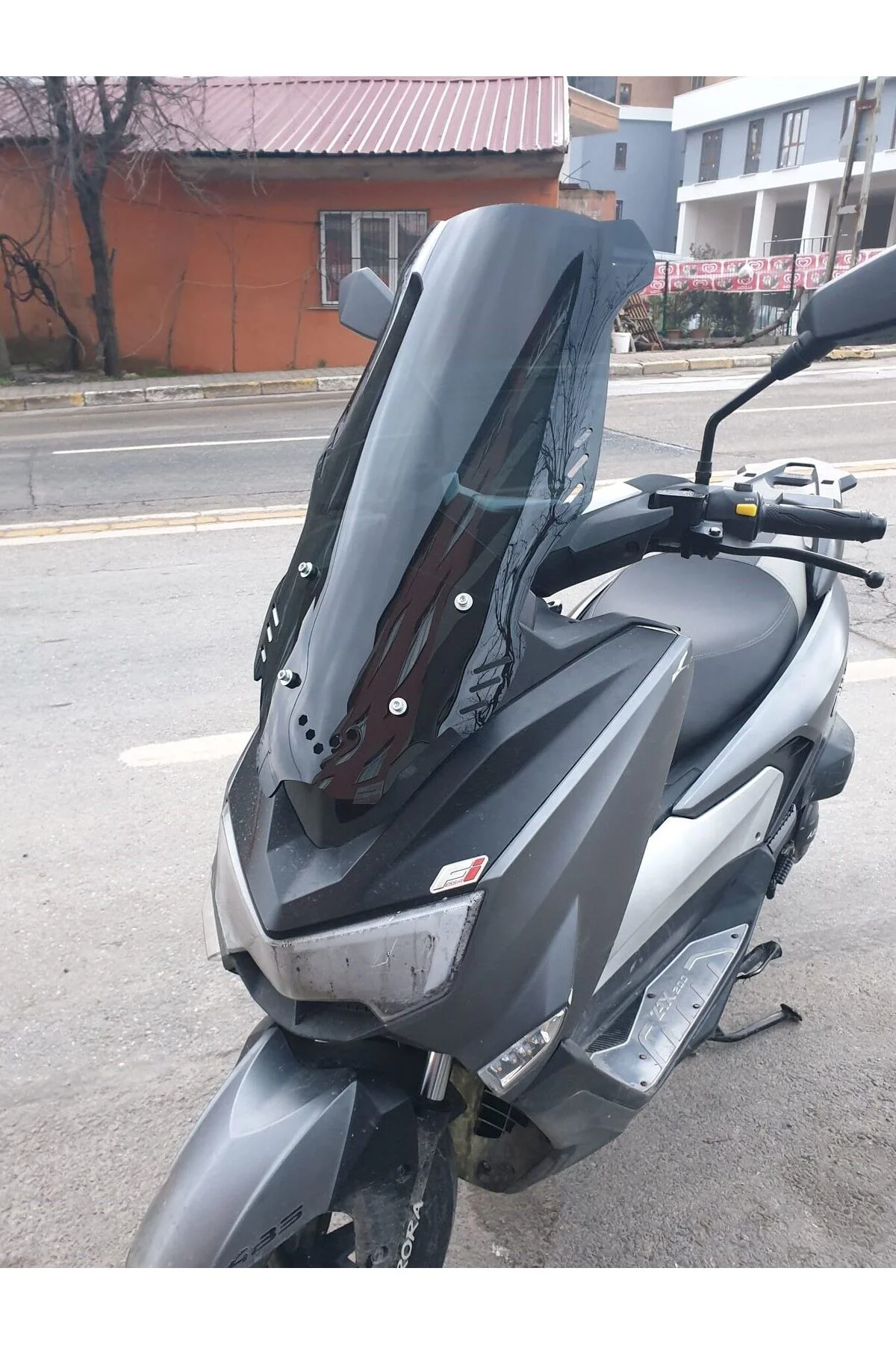 Arora ZRX 200 Ön Cam 2022 Model 65cm Siyah Renkli 4mm ORTA BOYLU