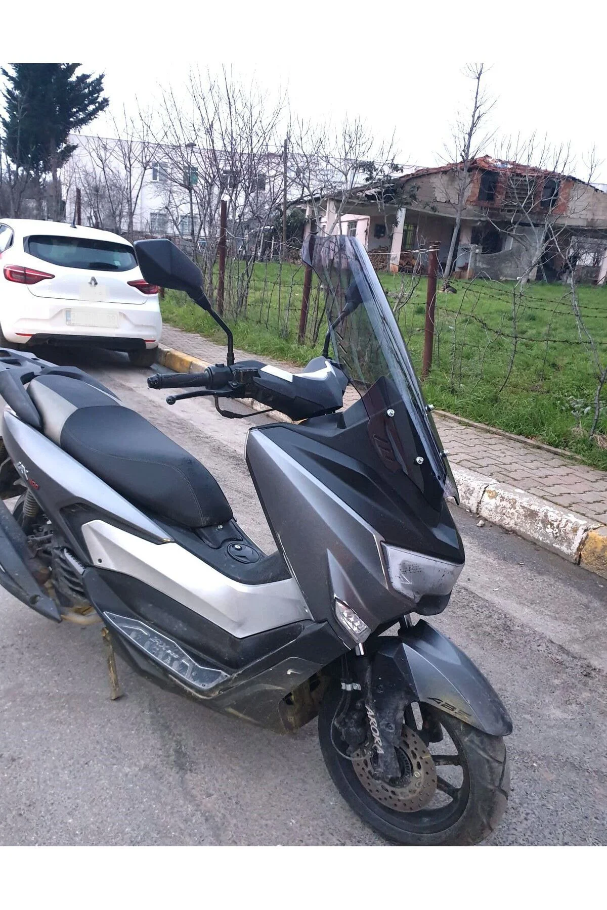 Arora ZRX 200 Ön Cam 2022 Model 65cm Füme Renkli 4mm ORTA BOYLU