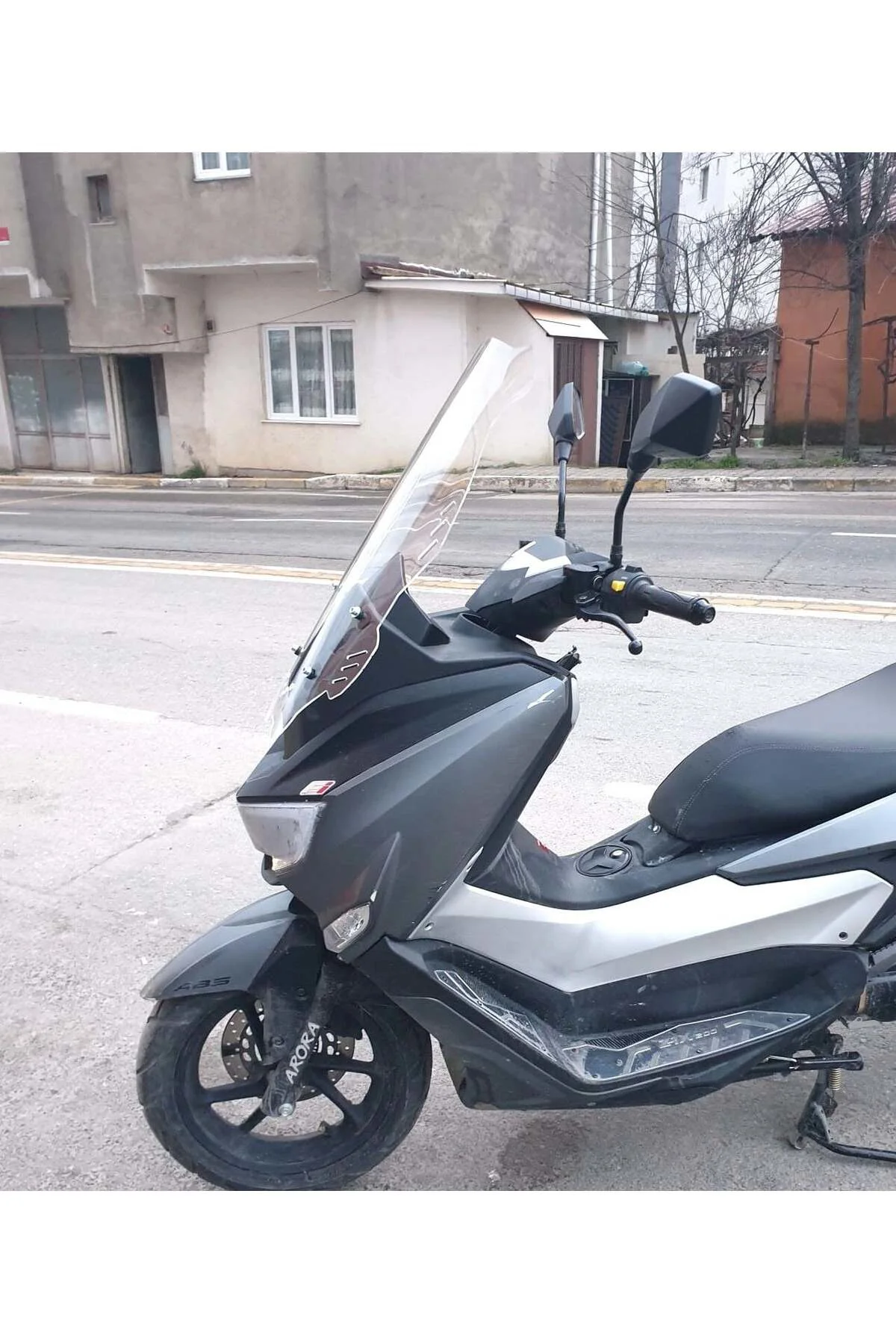 Arora ZRX 200 Ön Cam 2022 Model 65cm Şeffaf Renkli 4mm ORTA BOYLU