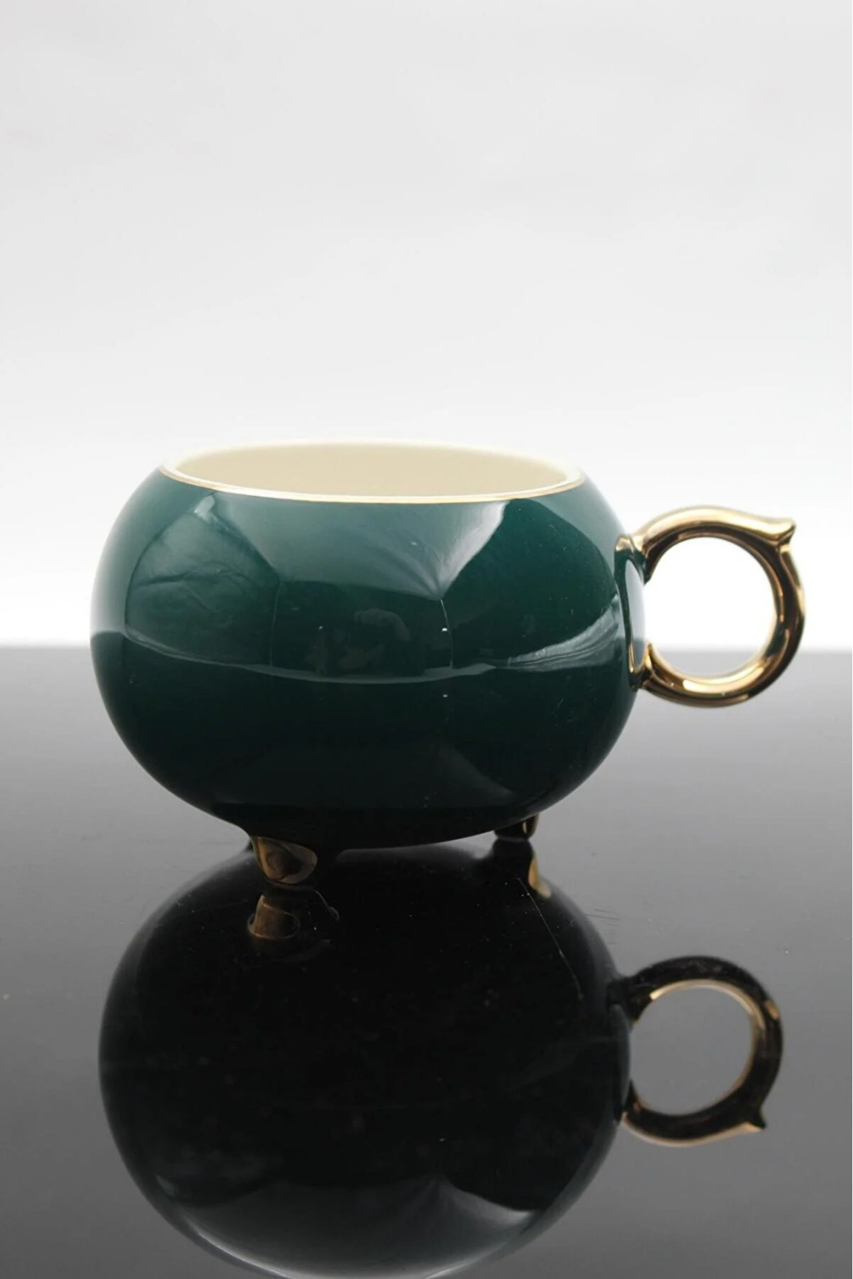 Elif Aksesuar Arow Sandra Ayaklı Porselen Tombul Kupa 190 Cc