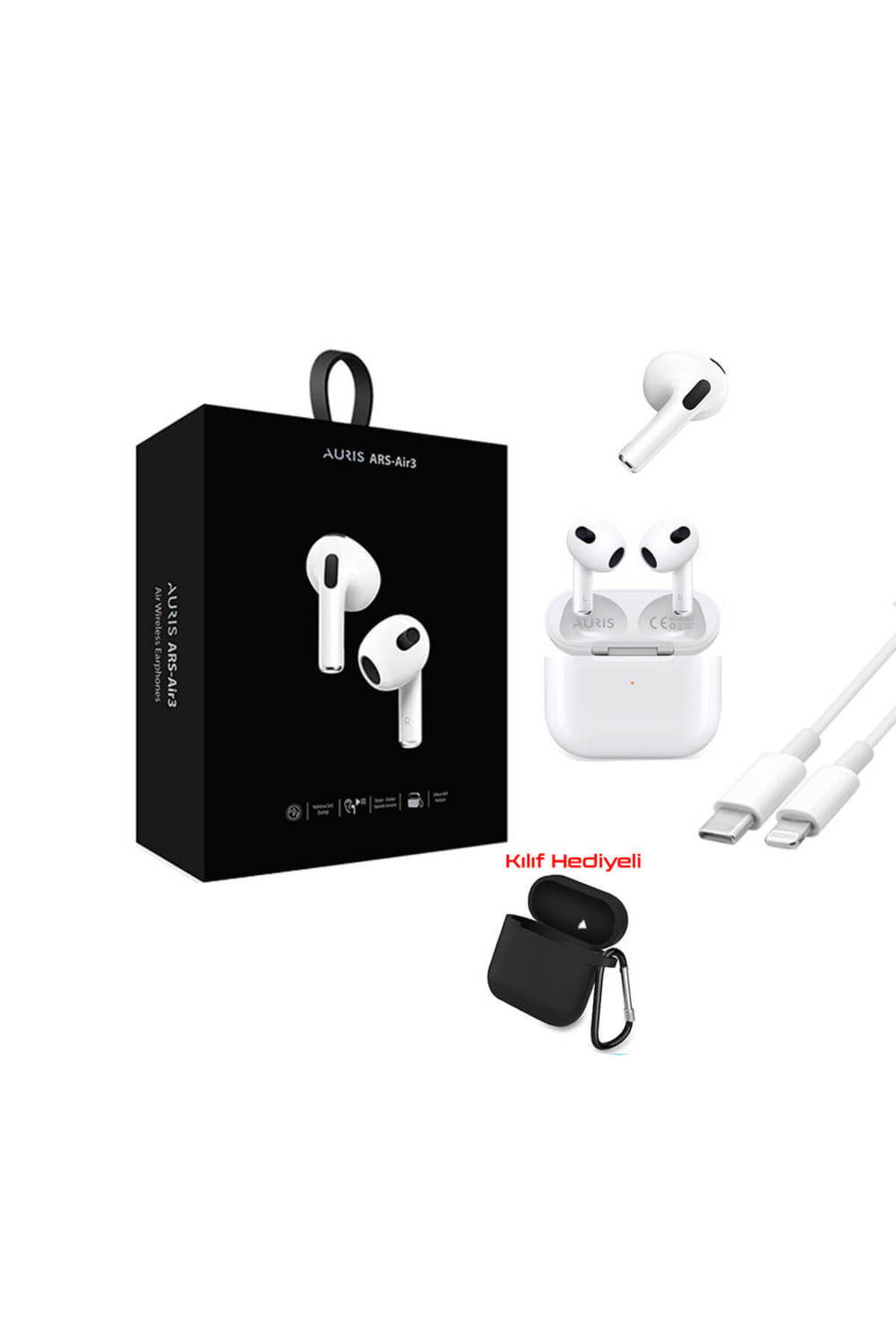 ARS-Air3 Kablosuz Bluetooth Kulaklık - Kılıf Hediyeli