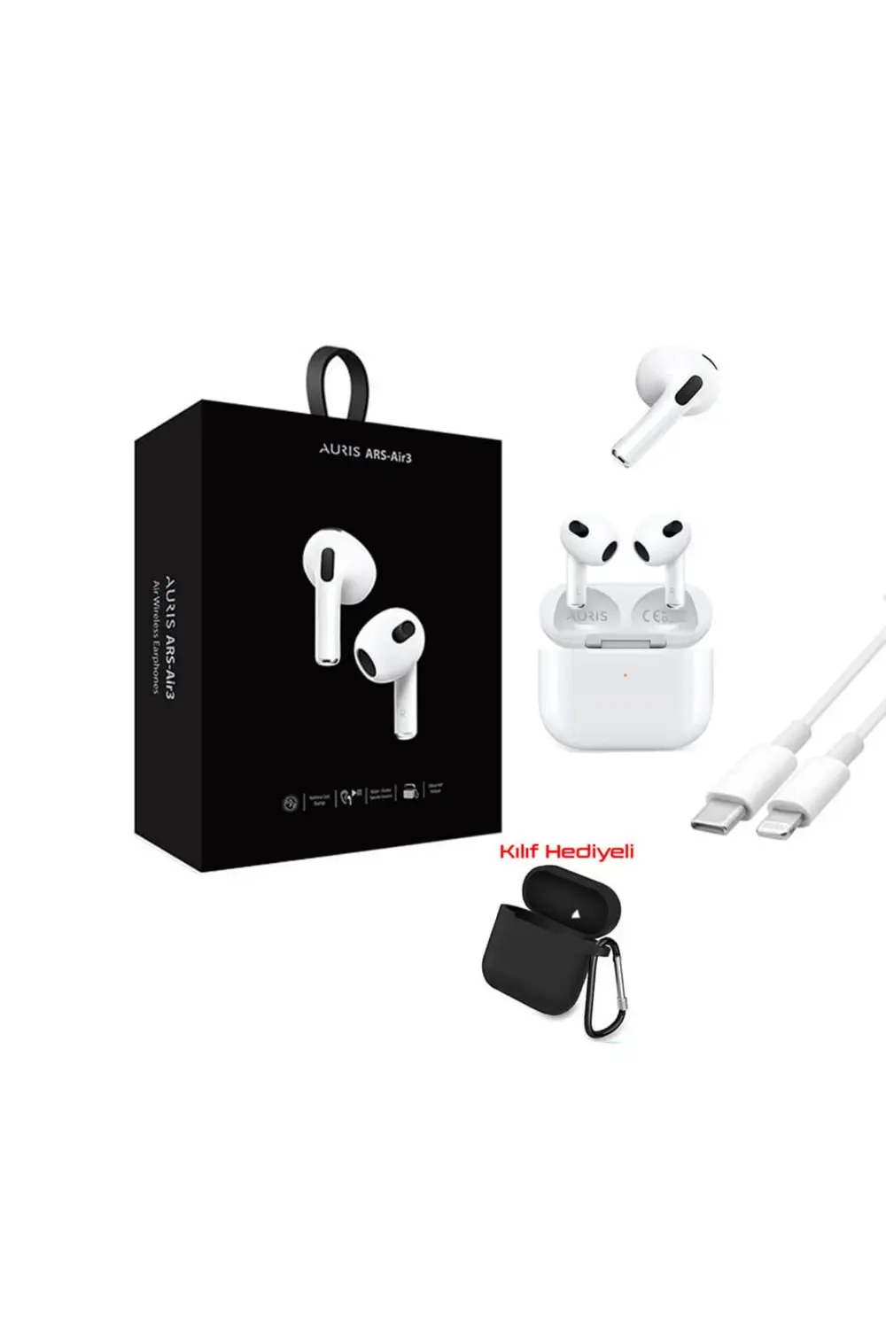 ARS-Air3 Kablosuz Bluetooth Kulaklık - Kılıf Hediyeli