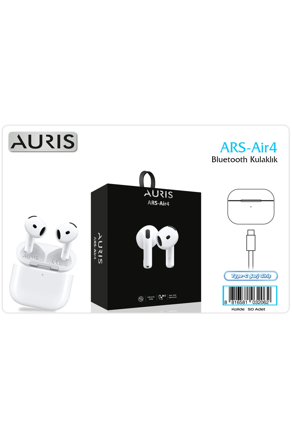 Ars Airpro Kablosuz Bluetooth Kulaklık